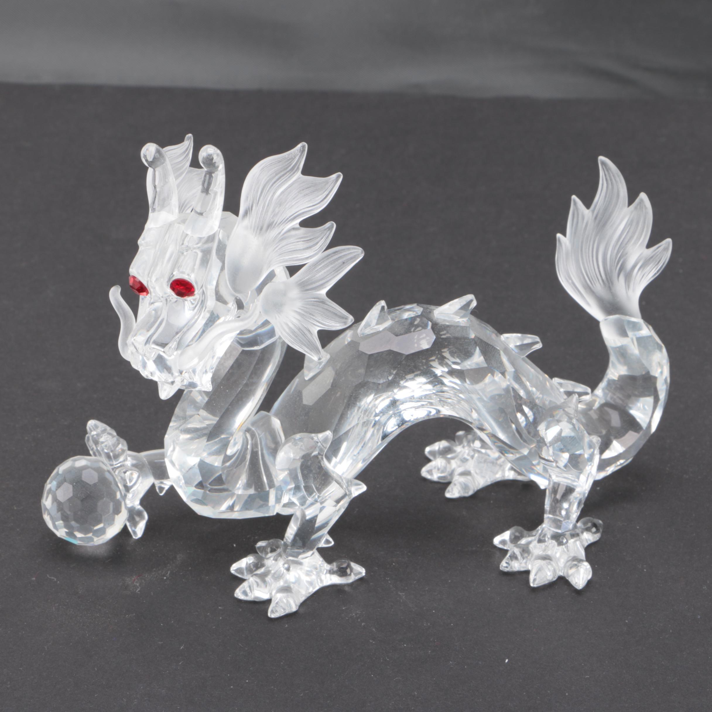 Swarovski "Fabulous Creatures" Crystal Dragon Figurine EBTH
