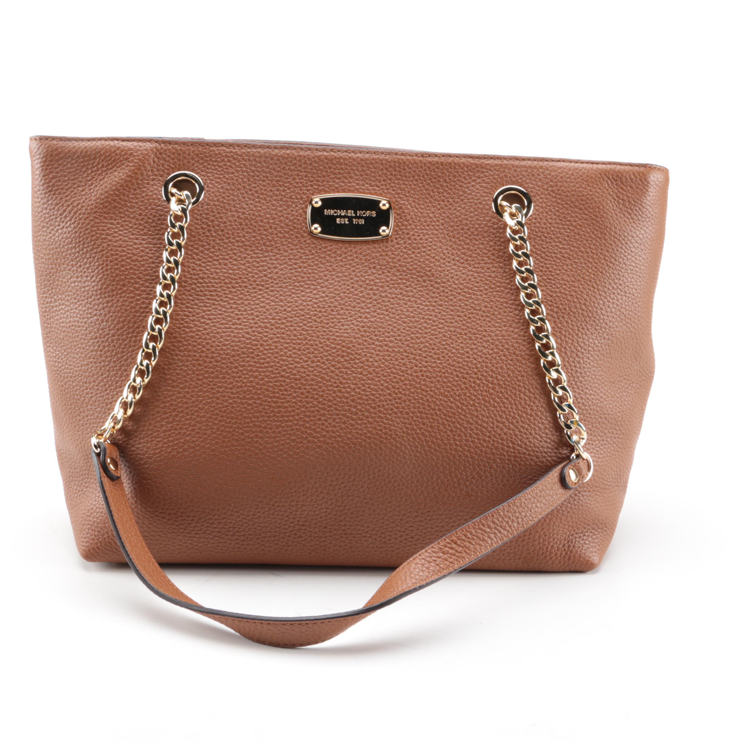 MICHAEL Michael Kors Brown Leather Handbag | EBTH