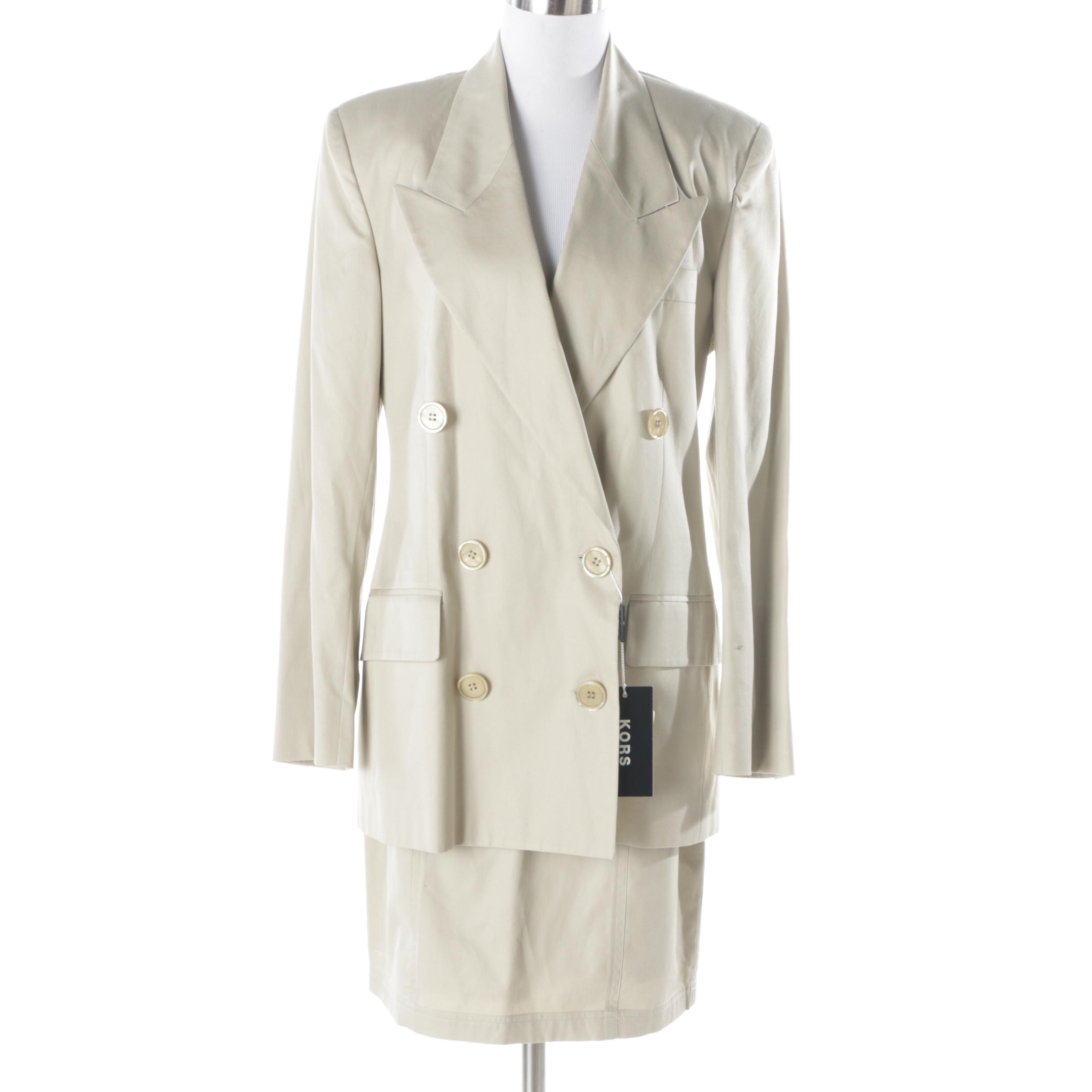 michael kors skirt suit