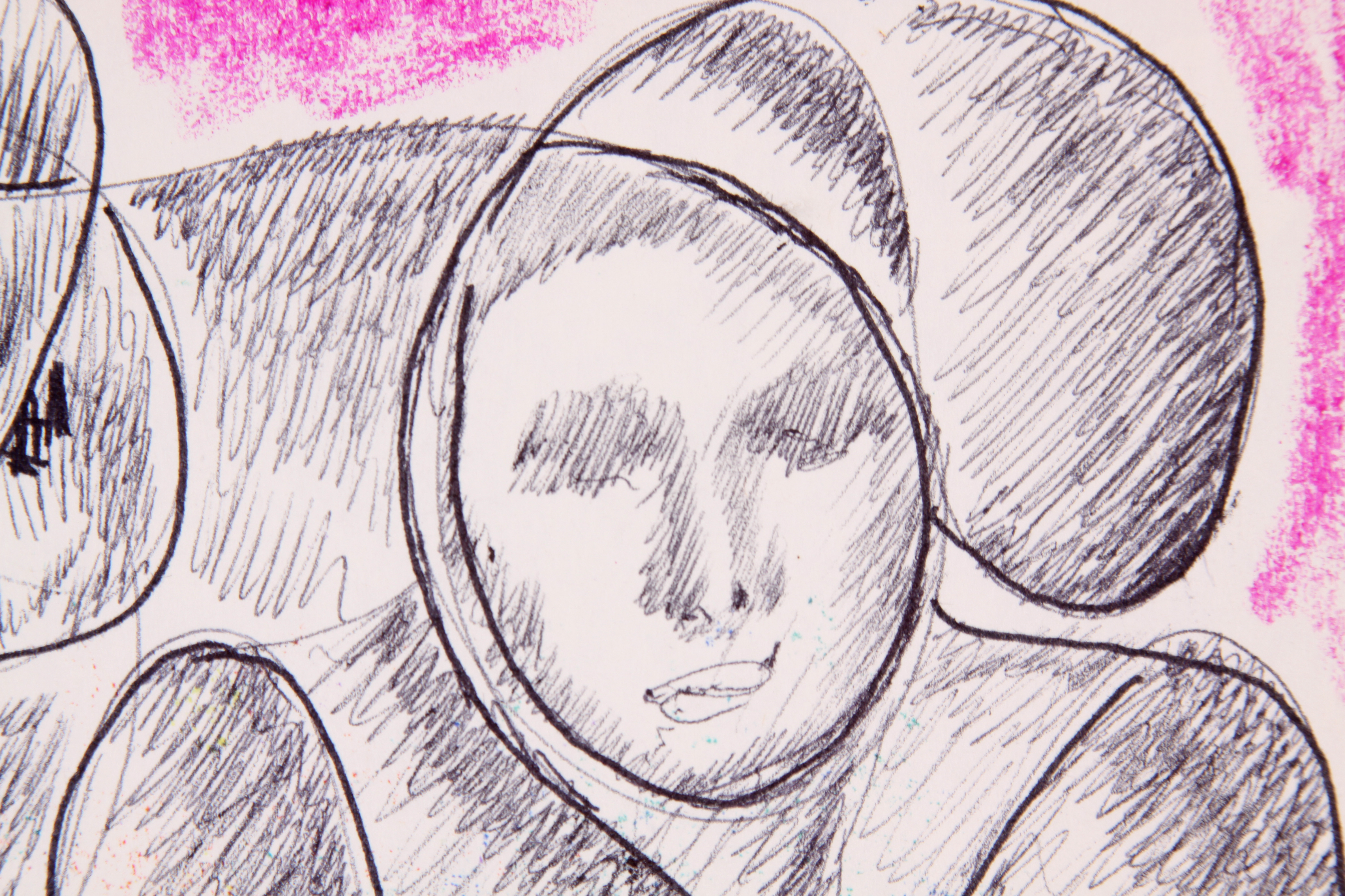 Original Abstract Mixed Media Drawing by Phillip Callahan EBTH