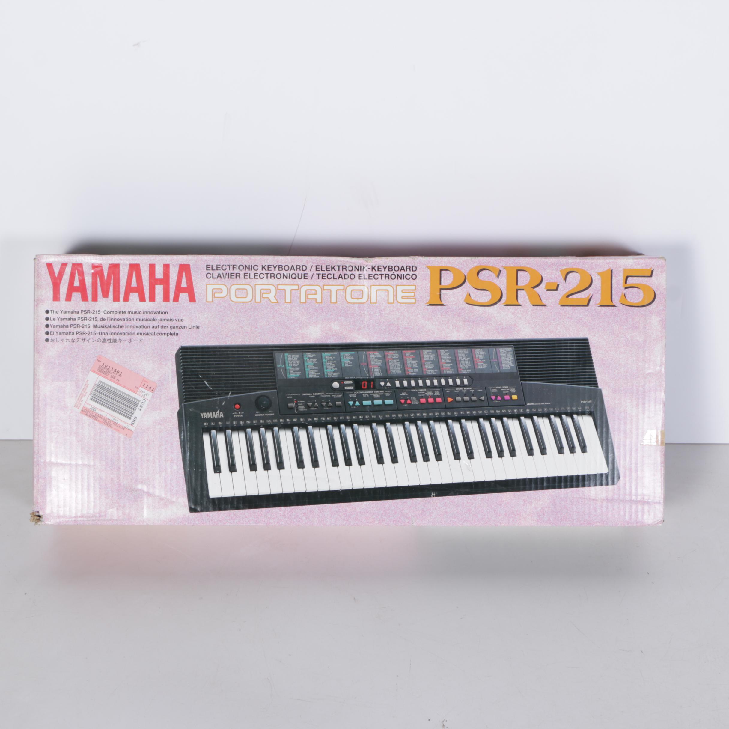 Yamaha Portatone PSR215 Portable Keyboard EBTH