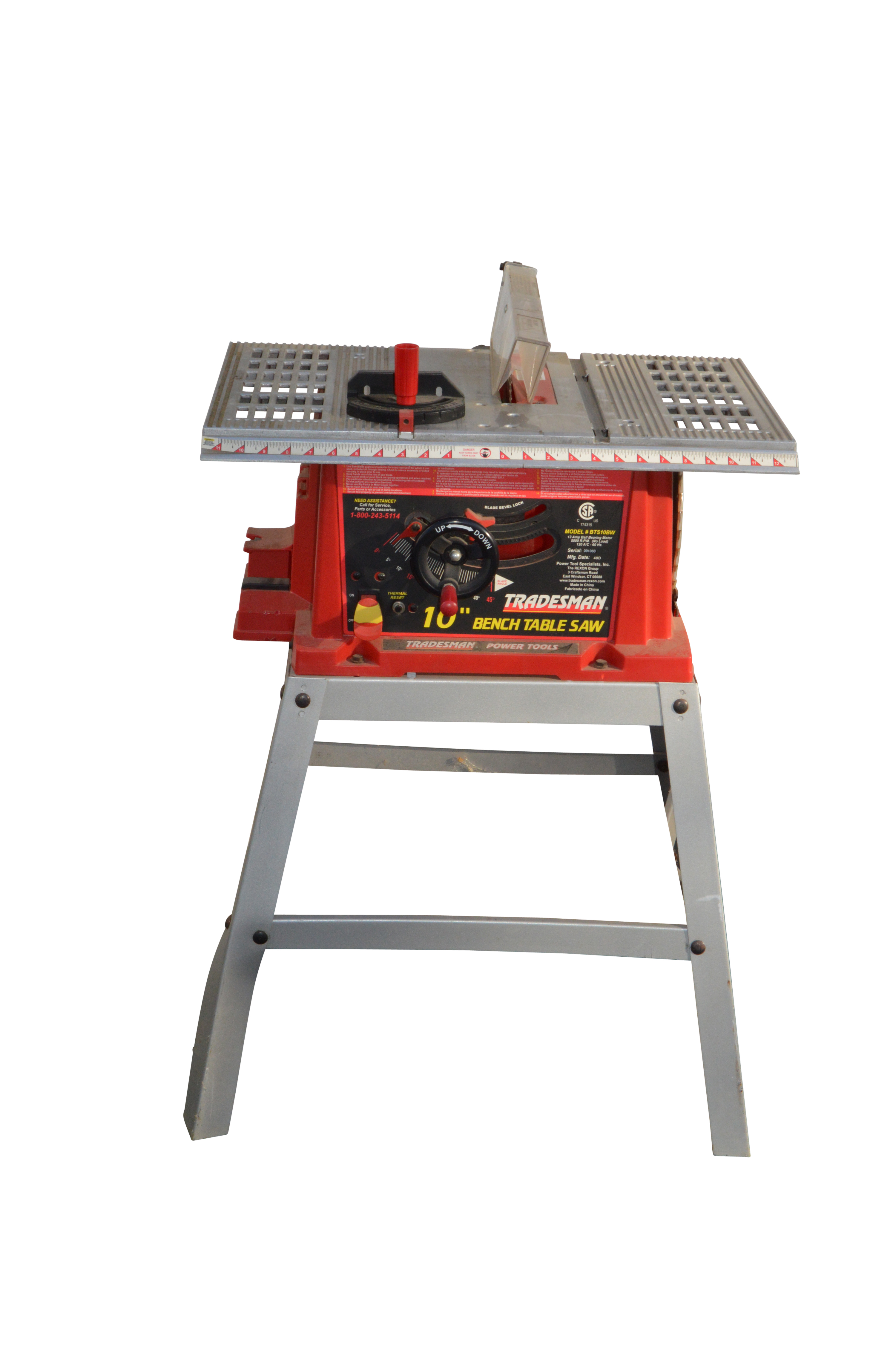 Tradesman 10" Bench Table Saw EBTH