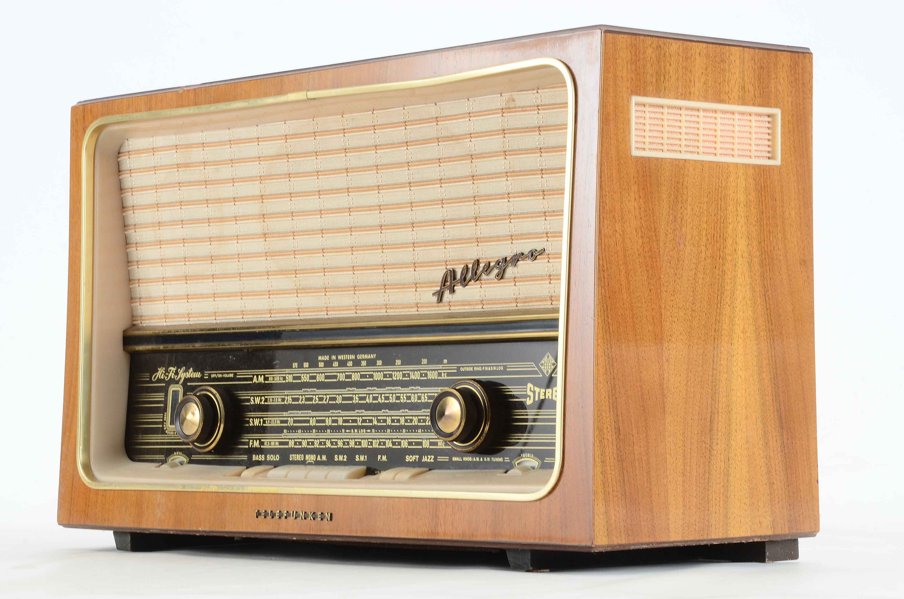 Vintage Telefunken "Allegro" 5083W HiFi Tube Radio EBTH