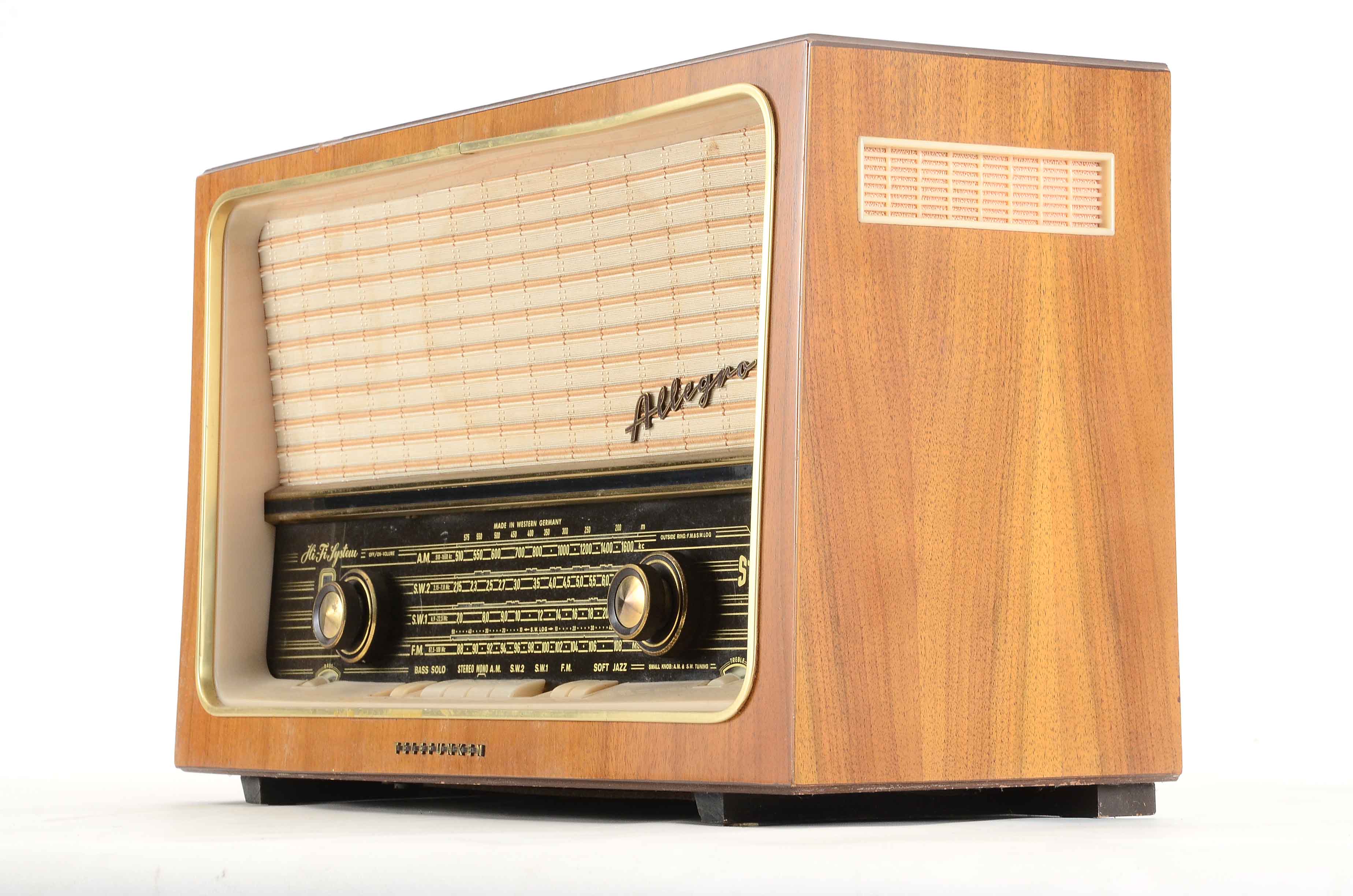 Vintage Telefunken "Allegro" 5083W HiFi Tube Radio EBTH