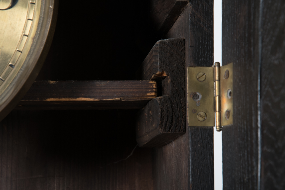 Antique German Round Top Kobold Grandfather Clock EBTH