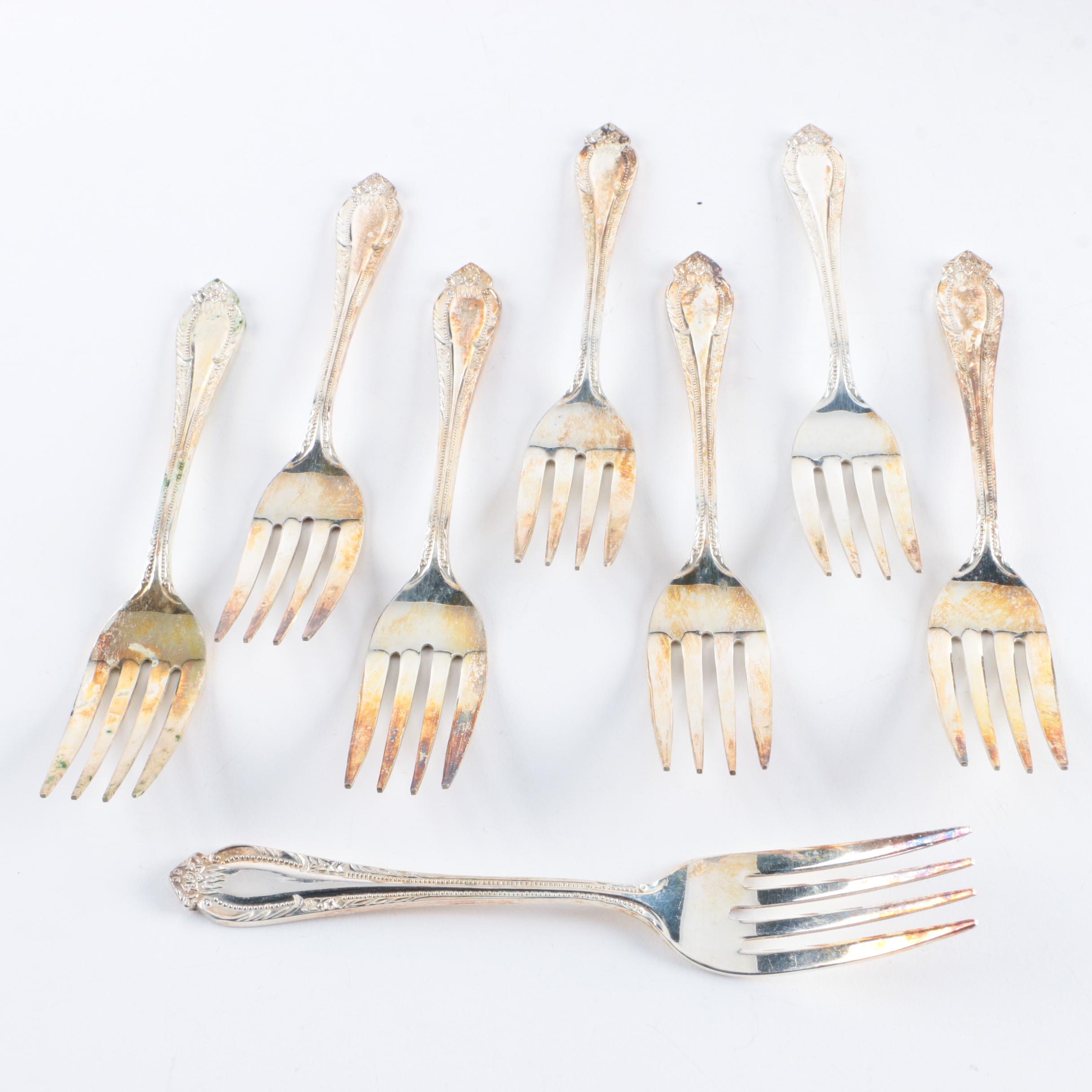 Nakazato Nickel Silver Flatware Set with Flared Stems EBTH