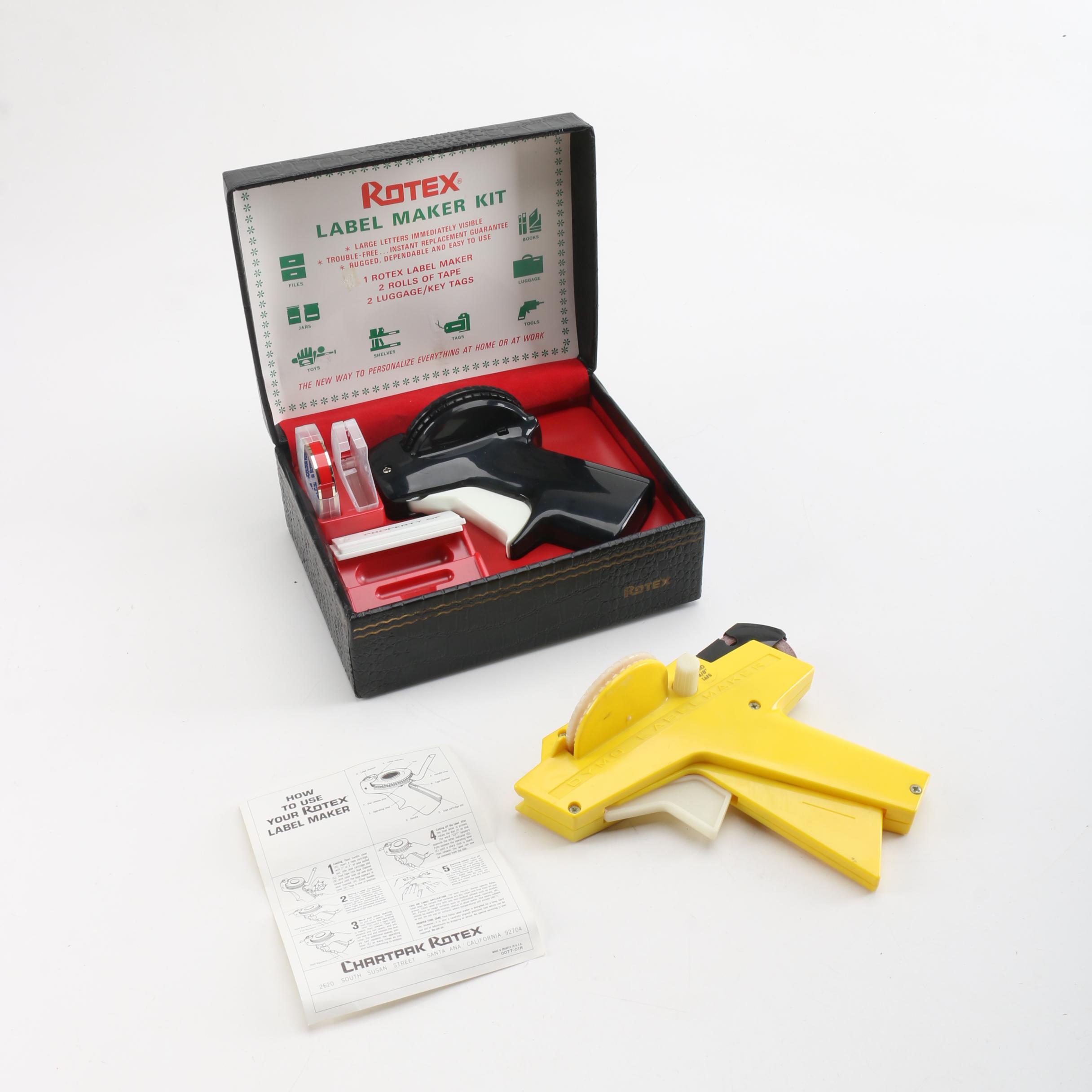 Rotex Label Maker Kits EBTH