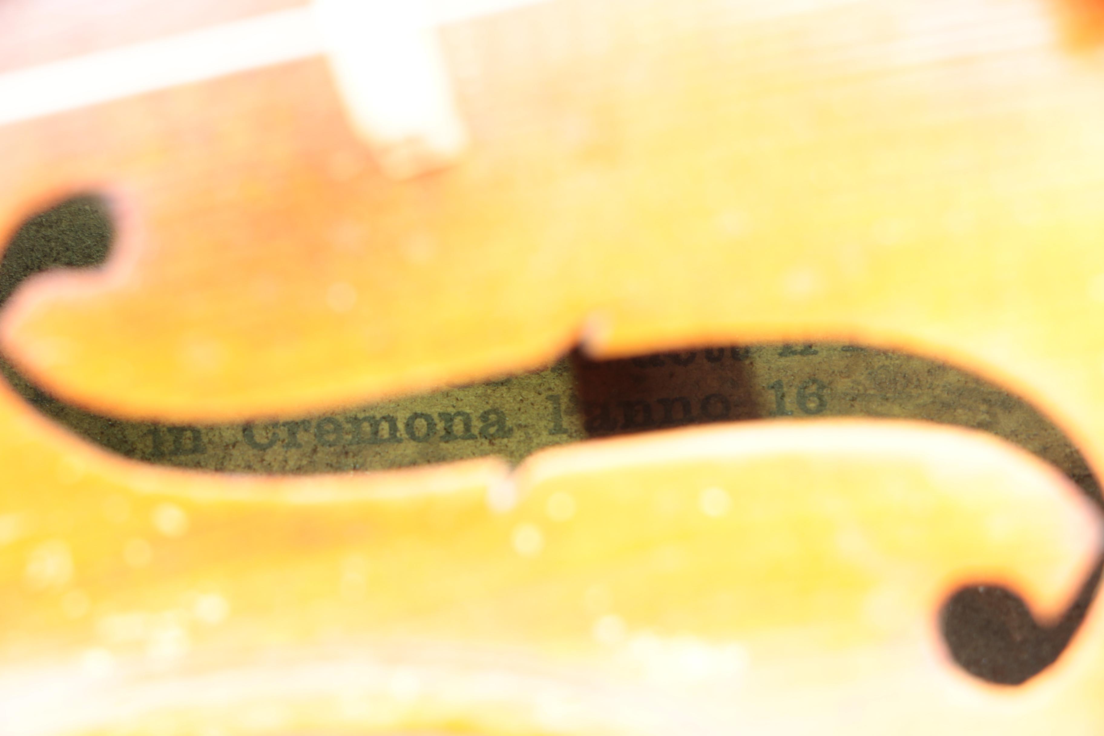 Vintage Francesco Ruggieri Reproduction Violin With Two Bows and Case ...