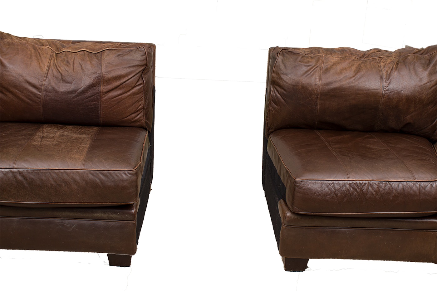bernhardt leather sofa repair