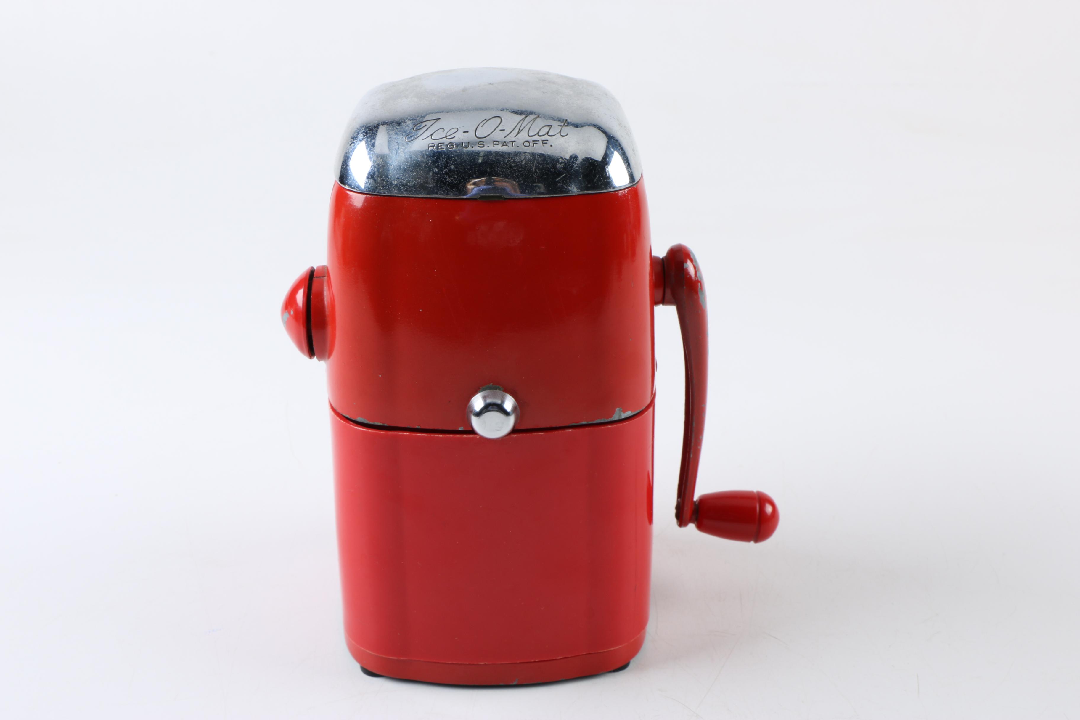 Vintage Rival Co Ice O Mat Hand Crank Ice Crusher Ebth