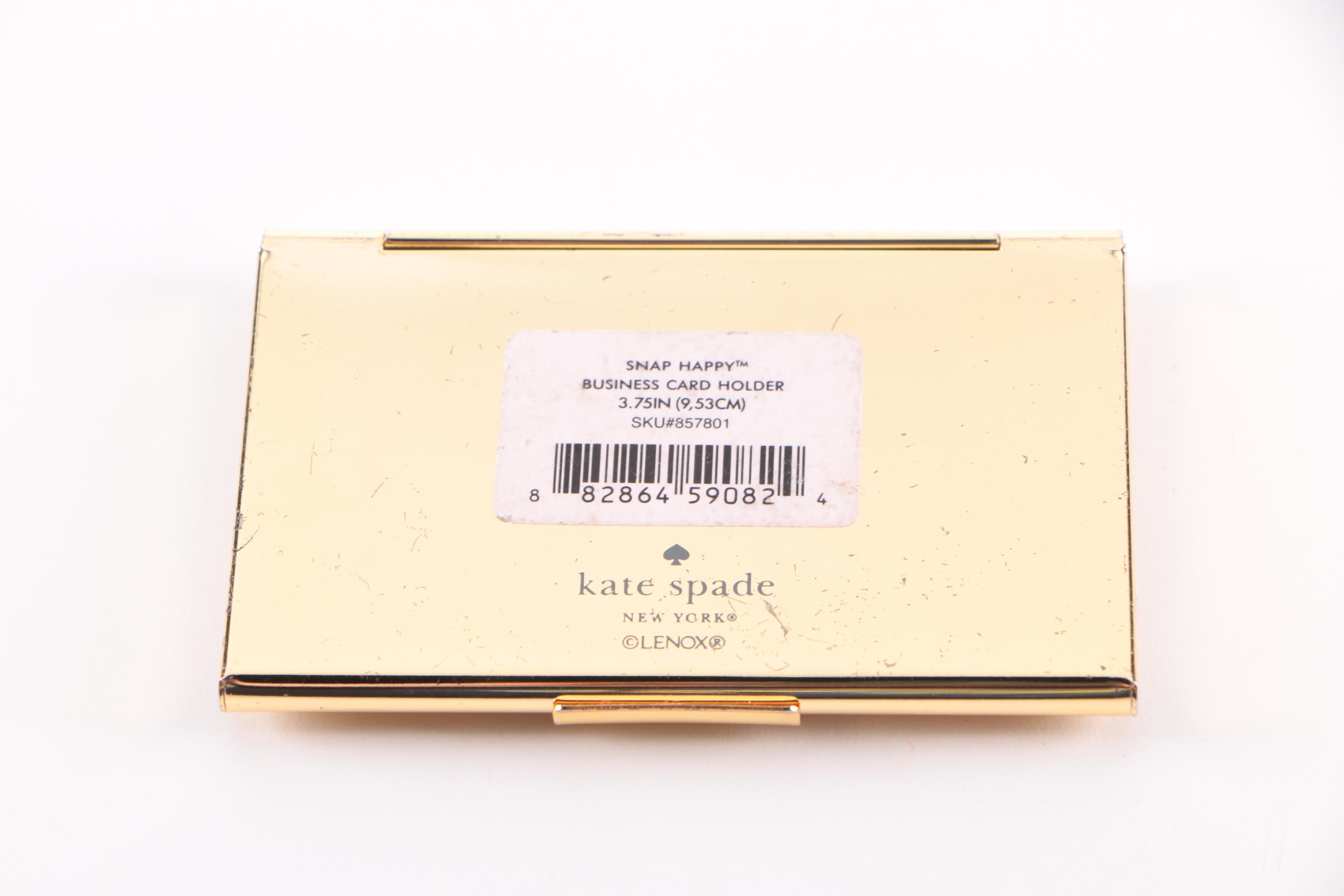Kate Spade Snap Happy Business Card Holder by Lenox EBTH