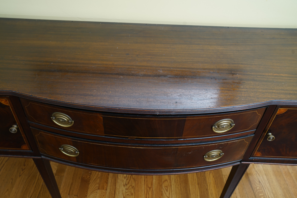 Circa 1930s Hepplewhite Style Mahogany Sideboard by Flint & Horner EBTH
