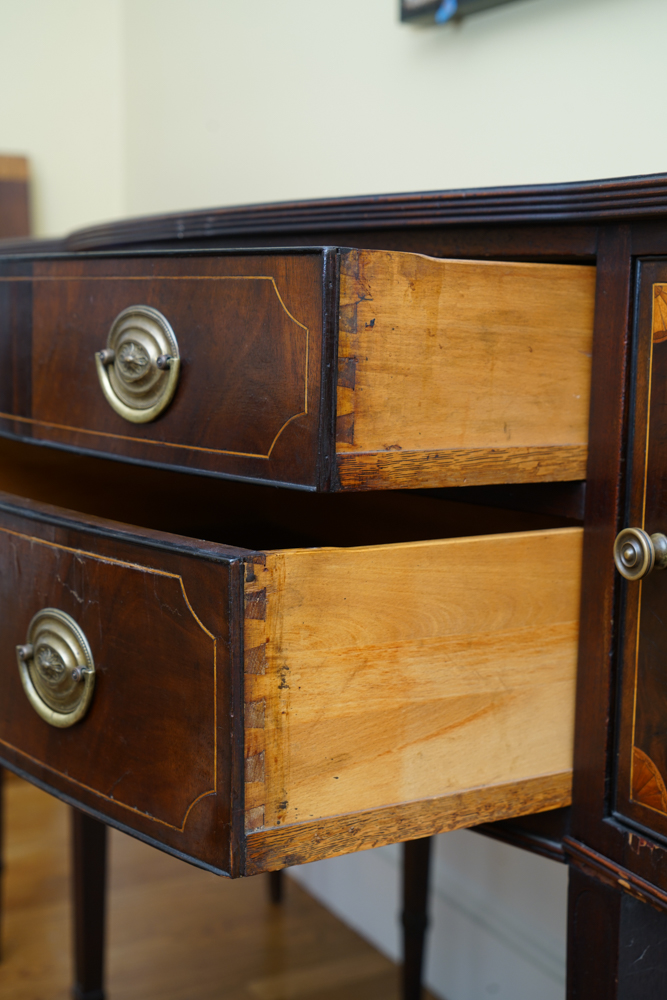 Circa 1930s Hepplewhite Style Mahogany Sideboard by Flint & Horner EBTH