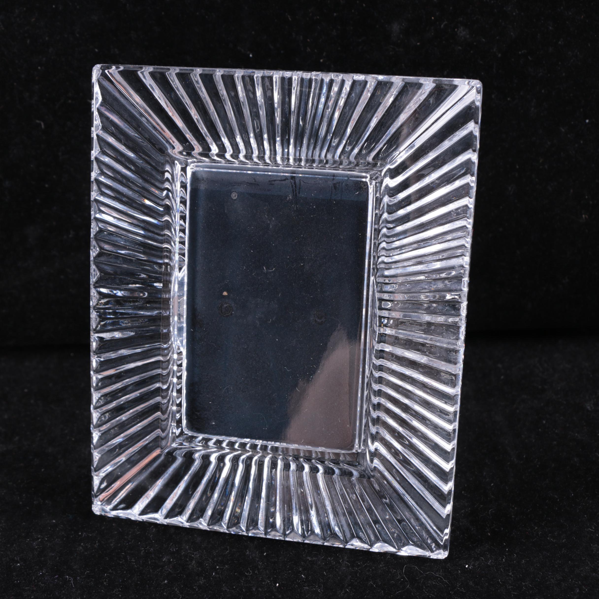 Waterford Crystal Picture Frames and Clock EBTH