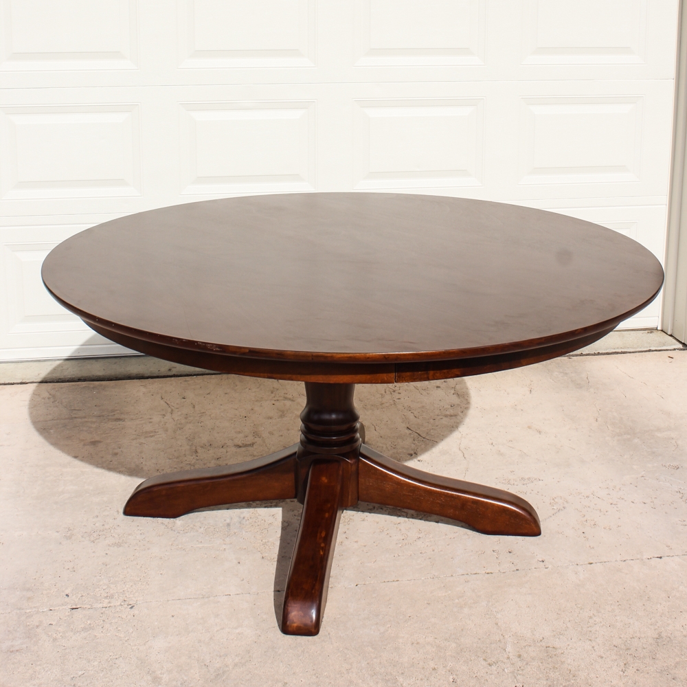 Cherry Pedestal Dining Table EBTH
