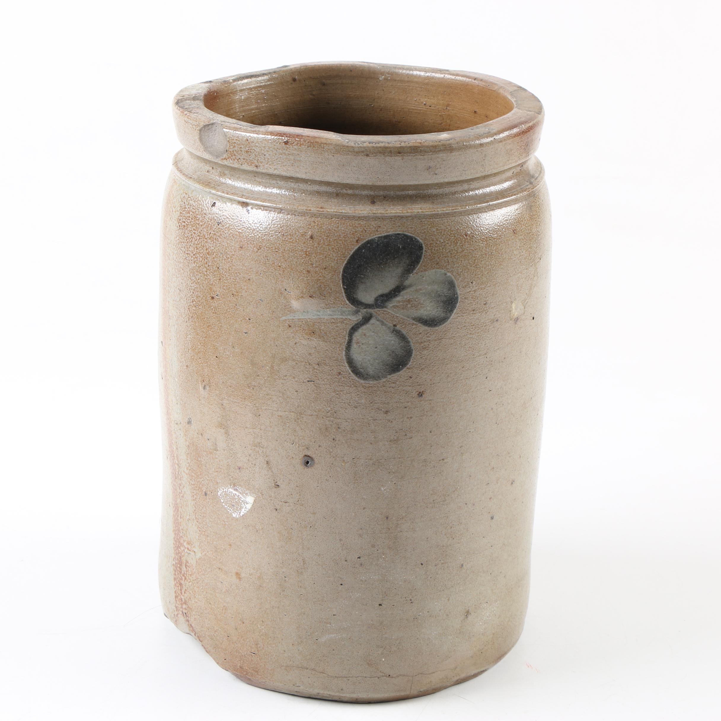 Antique Salt Glazed Stoneware Crocks EBTH