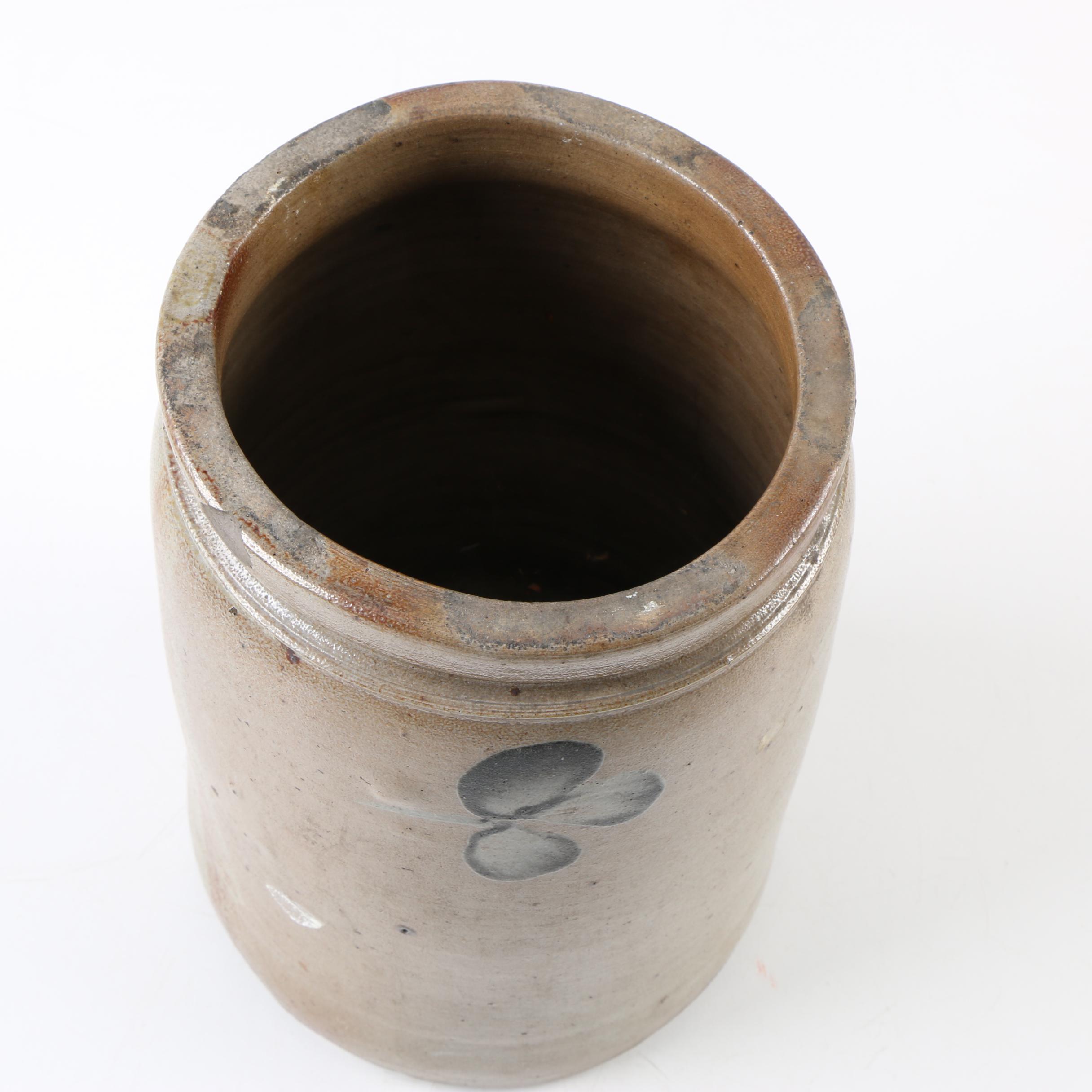 Antique Salt Glazed Stoneware Crocks EBTH