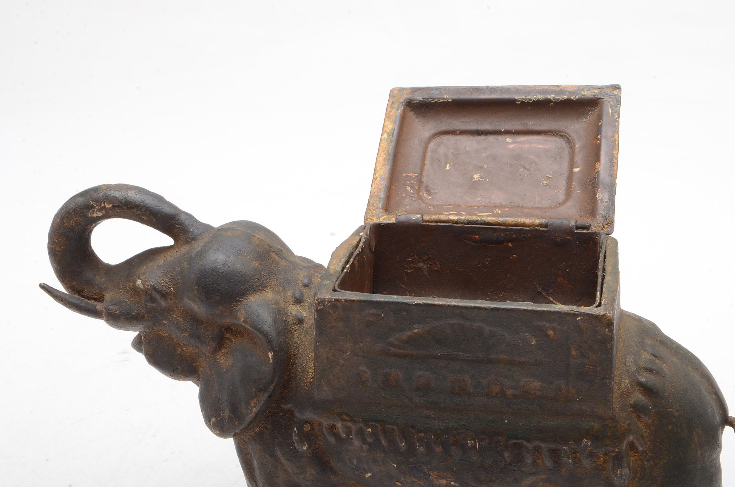 Antique Cast Iron Elephant Cigarette Dispenser EBTH