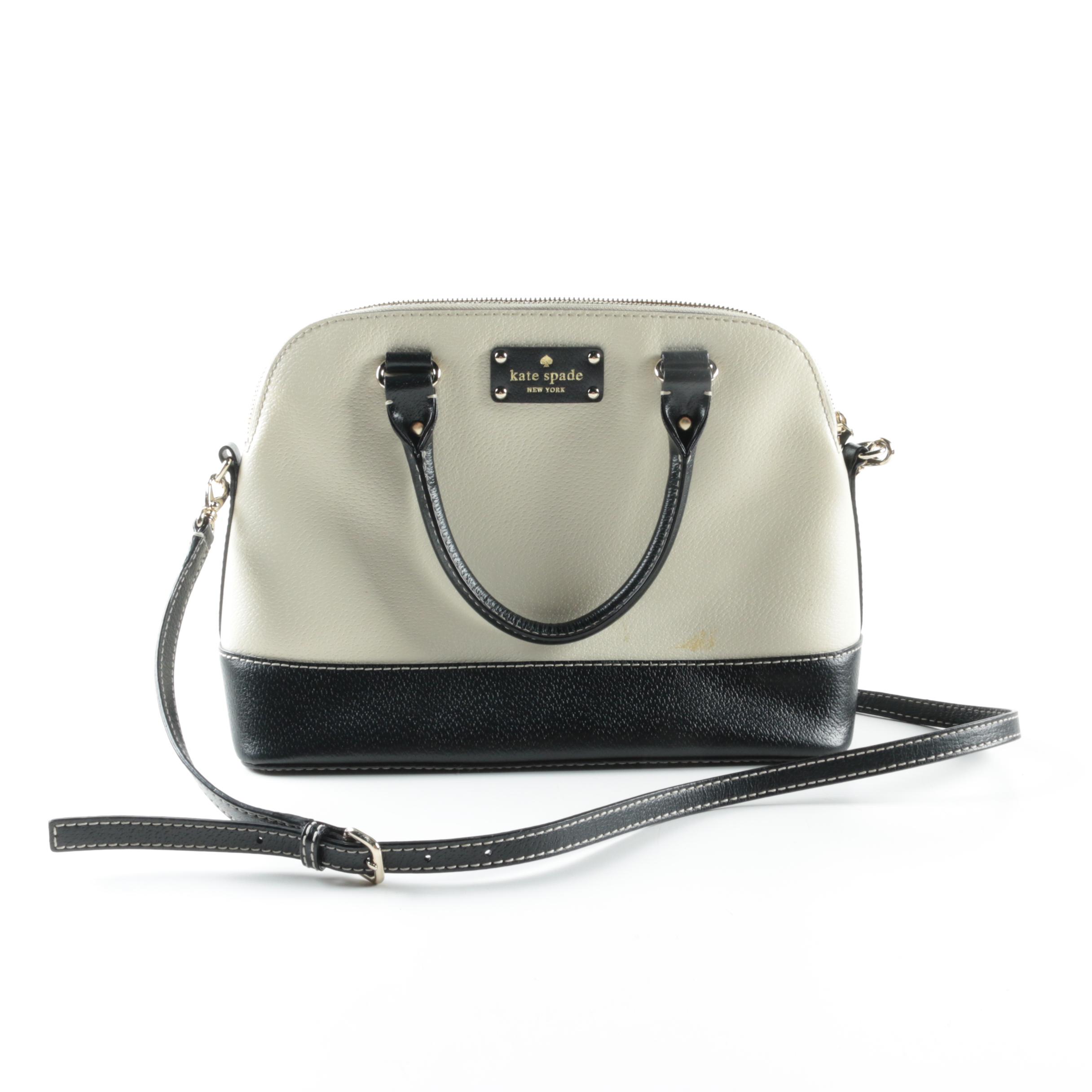 Kate Spade Black White Purse