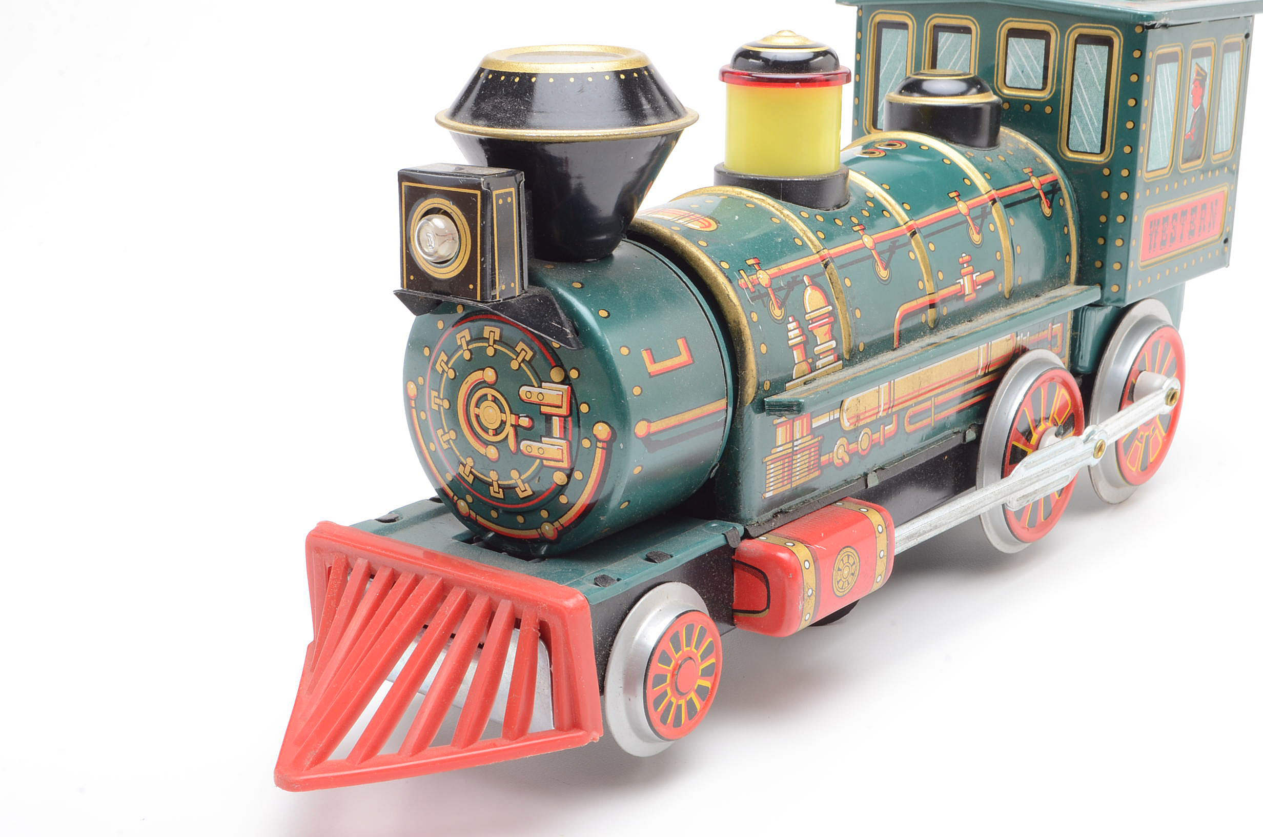 Locomotive à Pile Western Special - Tôle Sonore - Modern Toy - Japon Vintage - Boîte