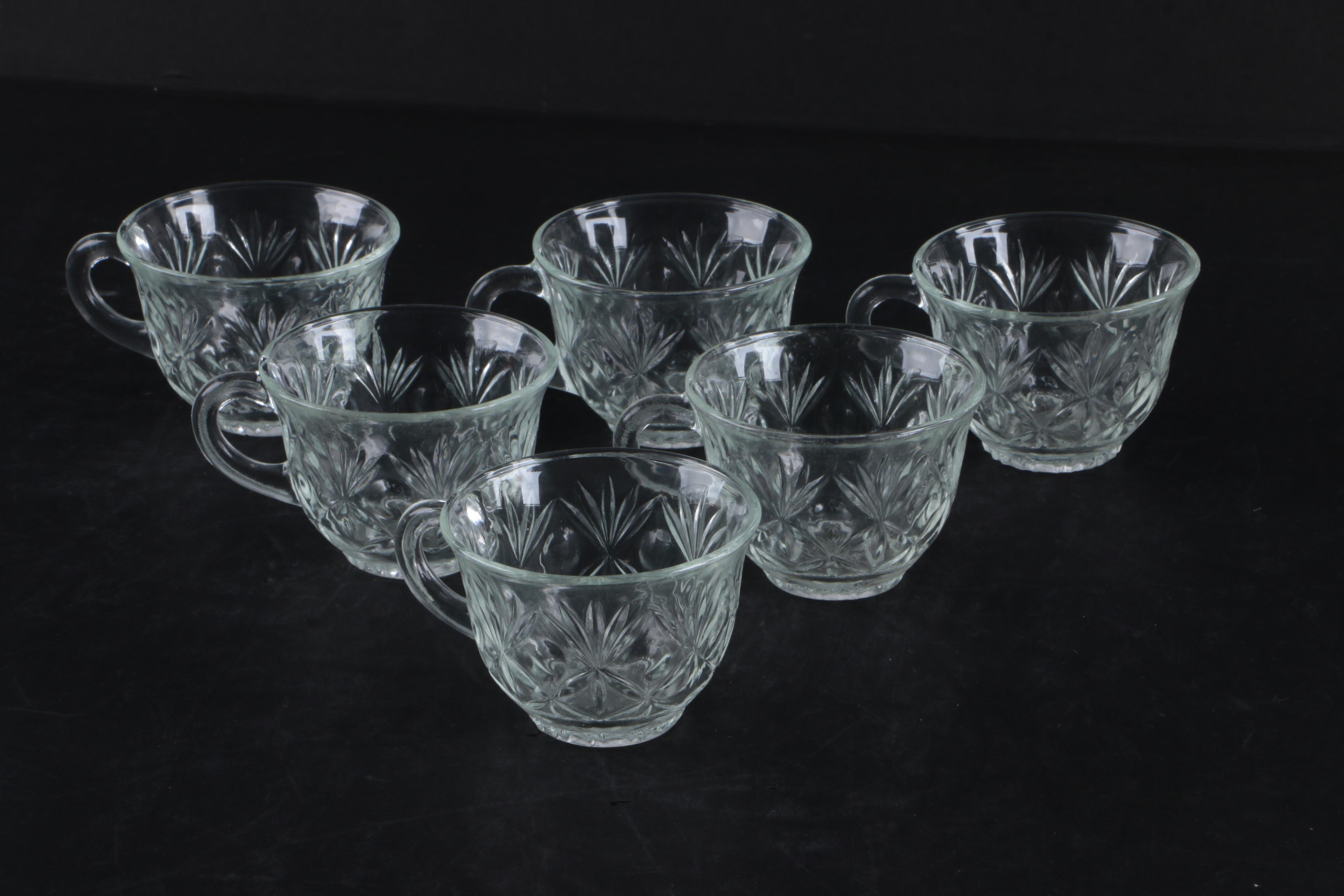 Cut Crystal Punch Bowl Set EBTH
