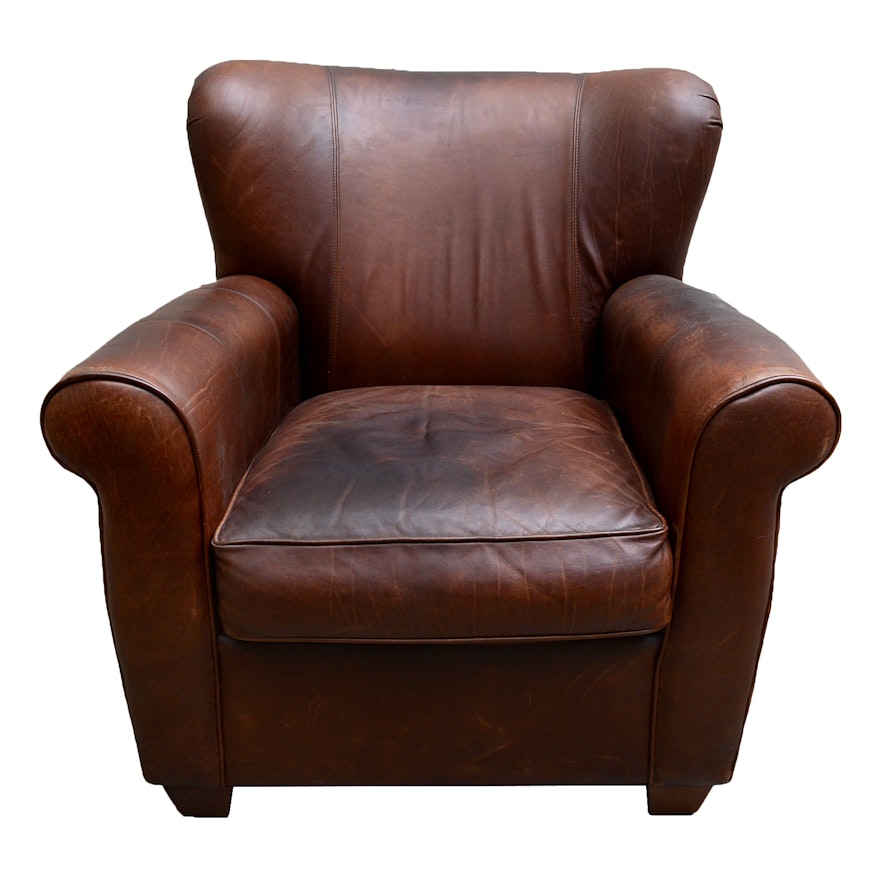 Bauhaus Leather Arm Chair Ebth