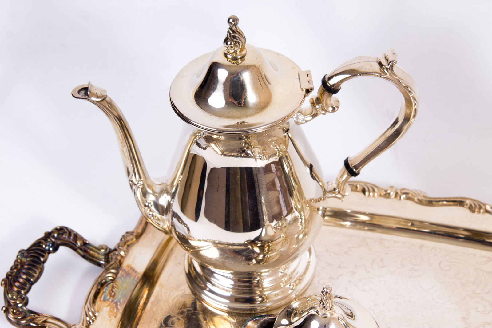 Vintage Oneida Silver Plated Tea Service Set EBTH