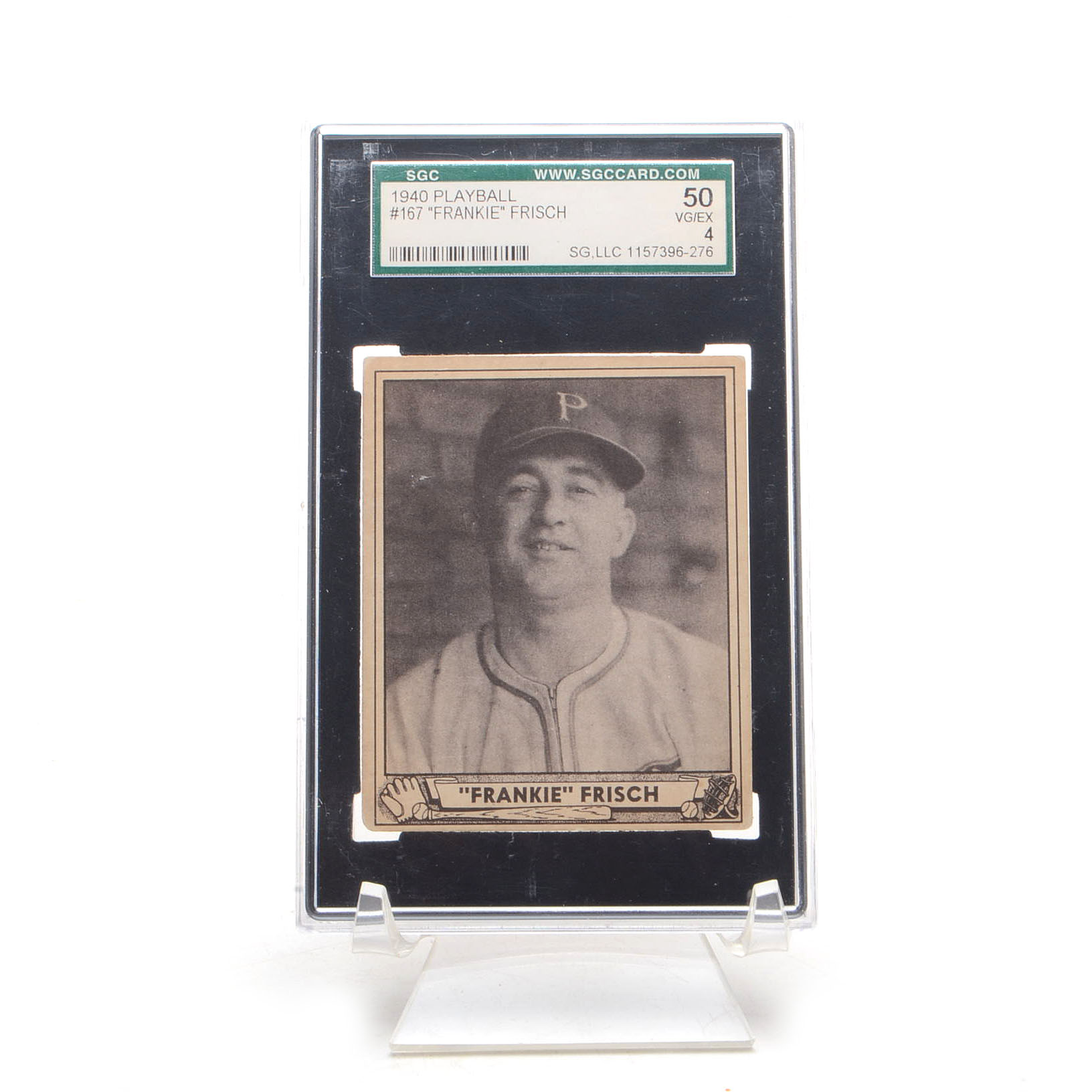 1940 Frankie Frisch "Playball" SGC Graded Baseball Card EBTH