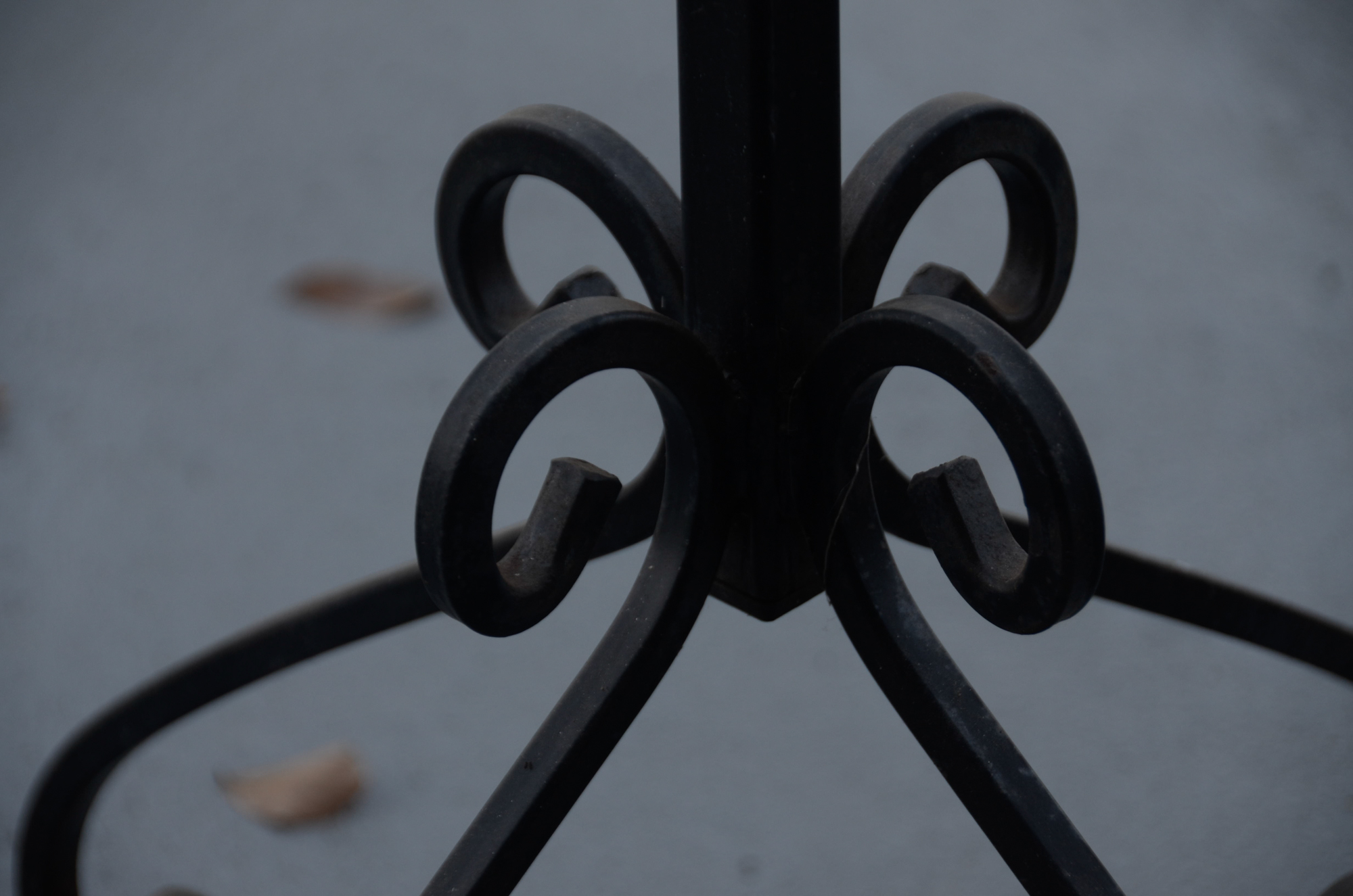 Wrought Style Metal Coat Rack and Plant Stand EBTH