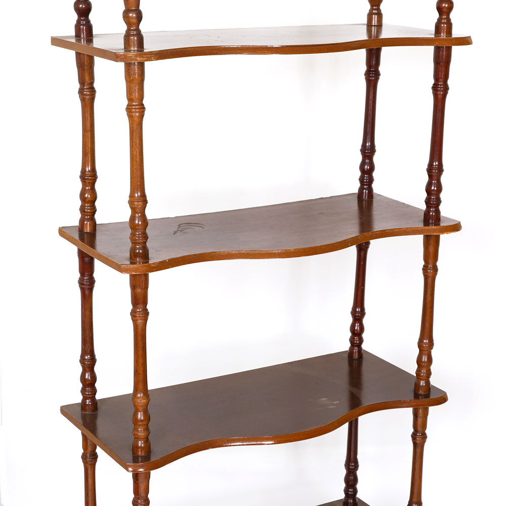 Vintage Wood Display Shelf EBTH