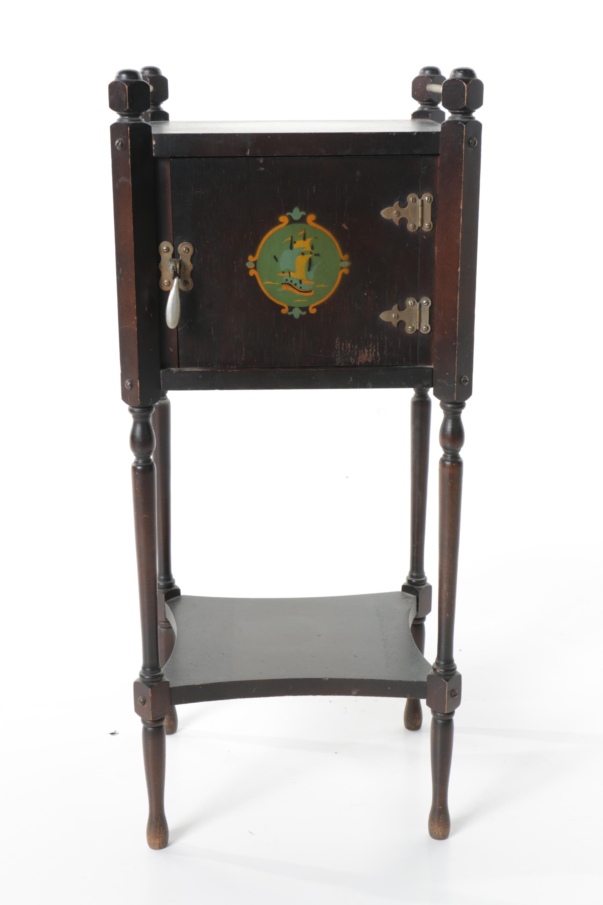 Vintage Humidor Table EBTH