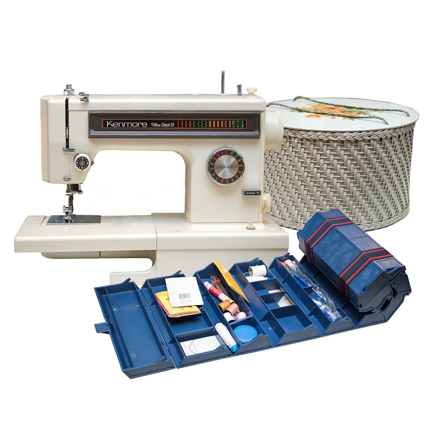 Vintage Kenmore Sewing Machine Sewing Notions And Accessories EBTH Custom Kenmore Sewing Machine Accessories Vintage Kenmore Sewing Machine Sewing Notions And Accessories EBTH Custom Kenmore Sewing Machine Accessories