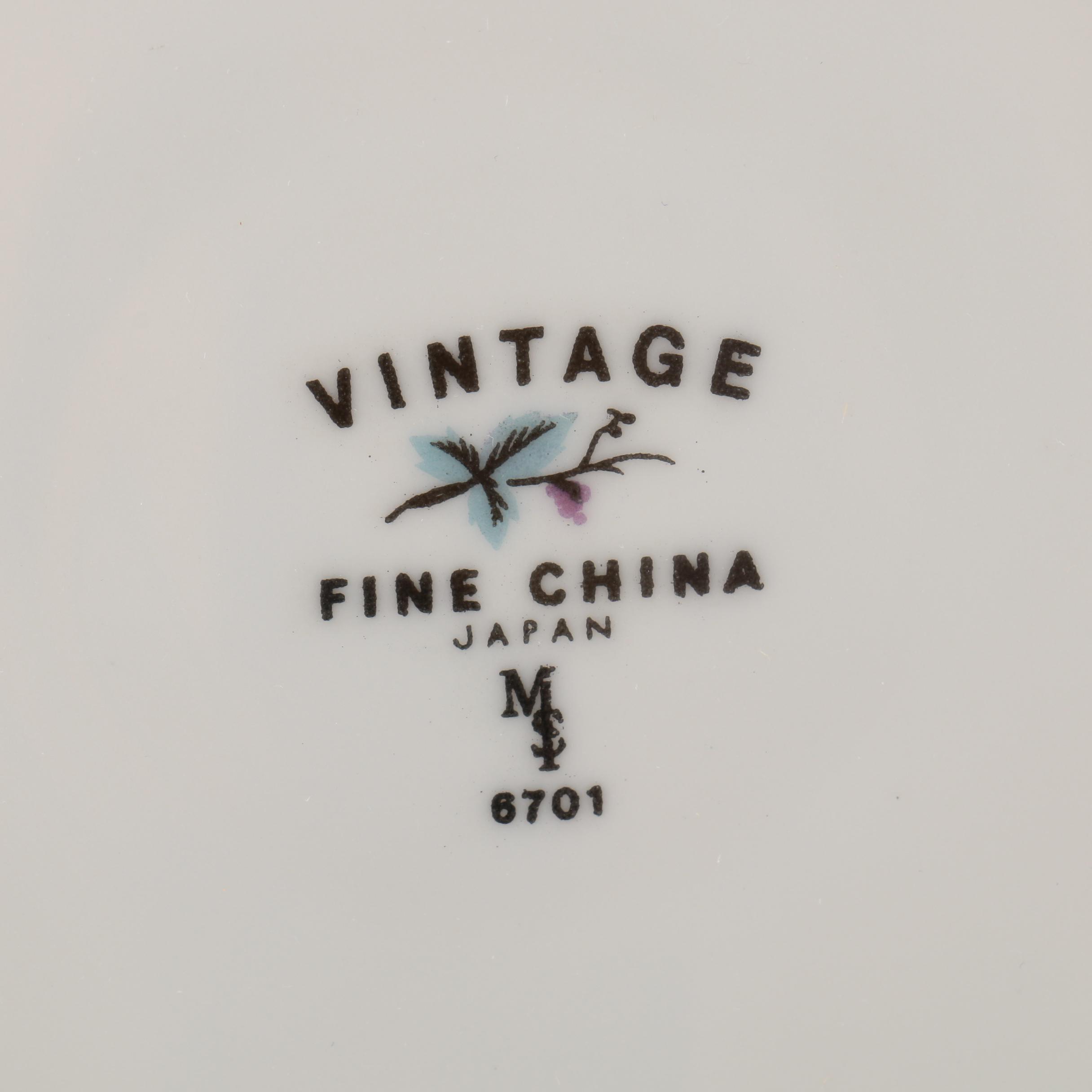 Fine China of Japan "Vintage" Tableware EBTH