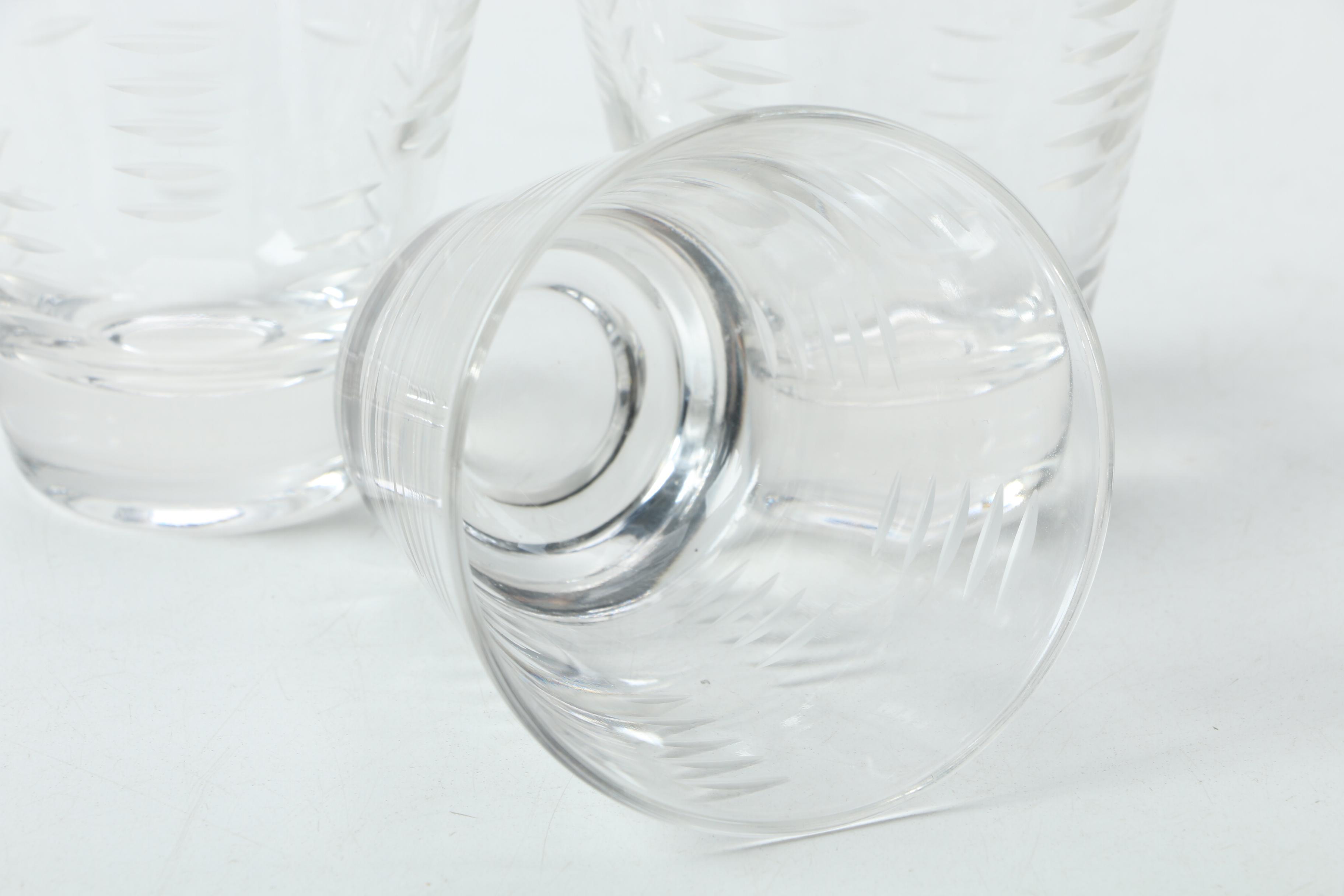 Royal Crystal Rock Oneida "Solaris" Crystal Decanter and Glassware EBTH