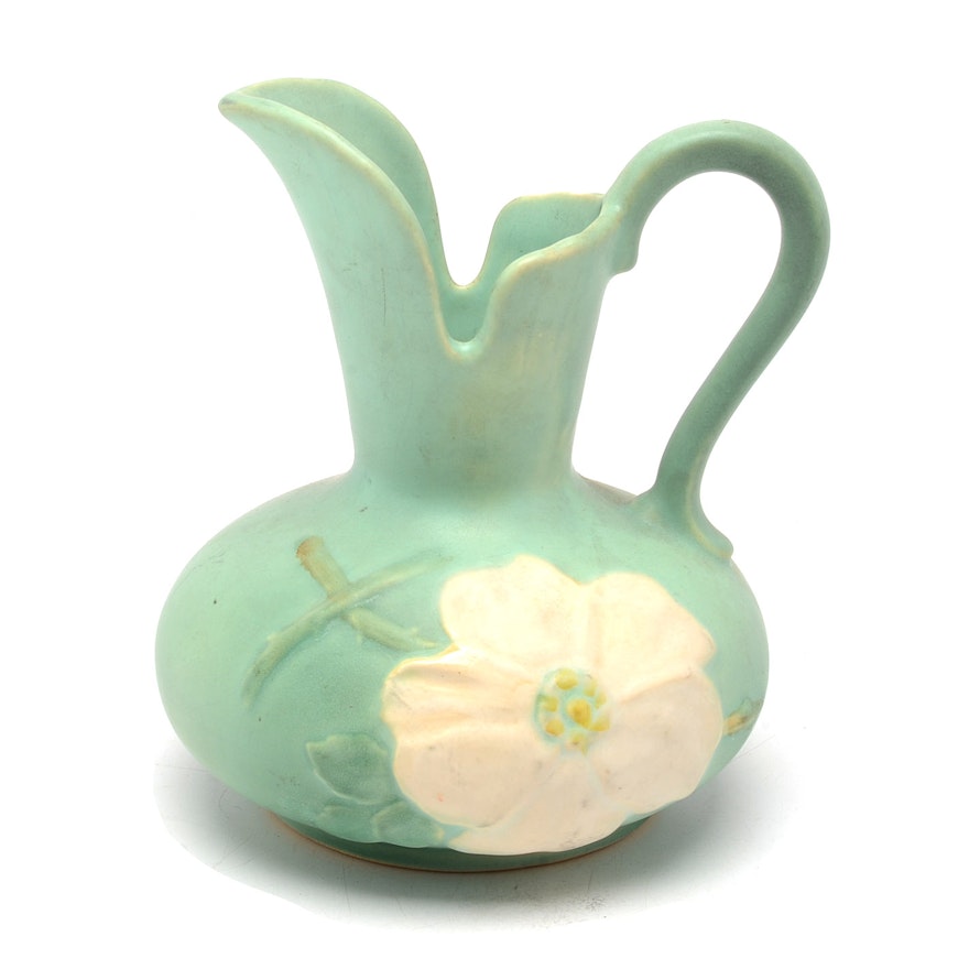 Roseville Auto Sales >> Vintage Weller Pottery Dogwood Pitcher | EBTH Roseville Auto Sales >> Vintage Weller Pottery Dogwood Pitcher | EBTH