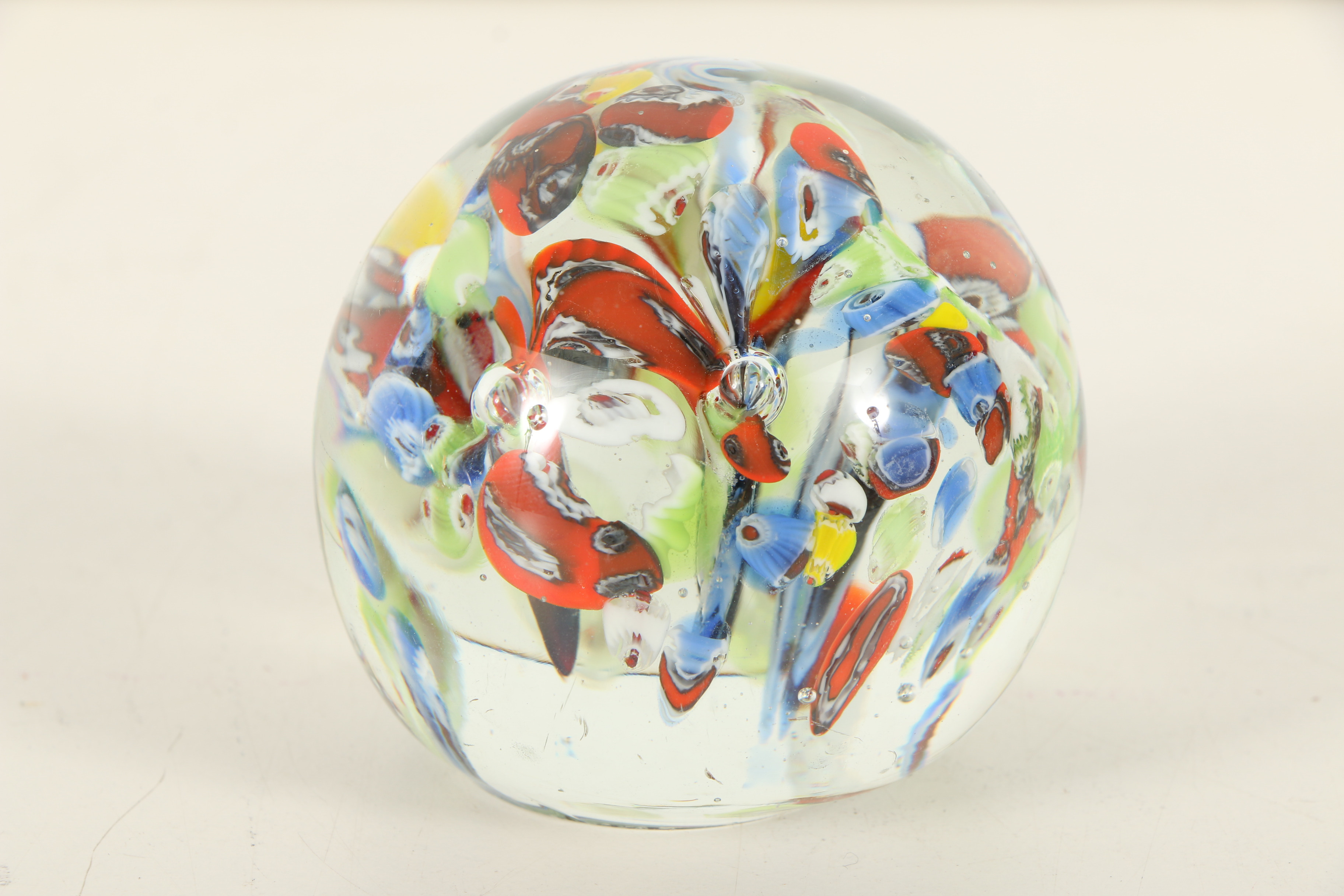 Three HandBlown Glass Paperweights EBTH