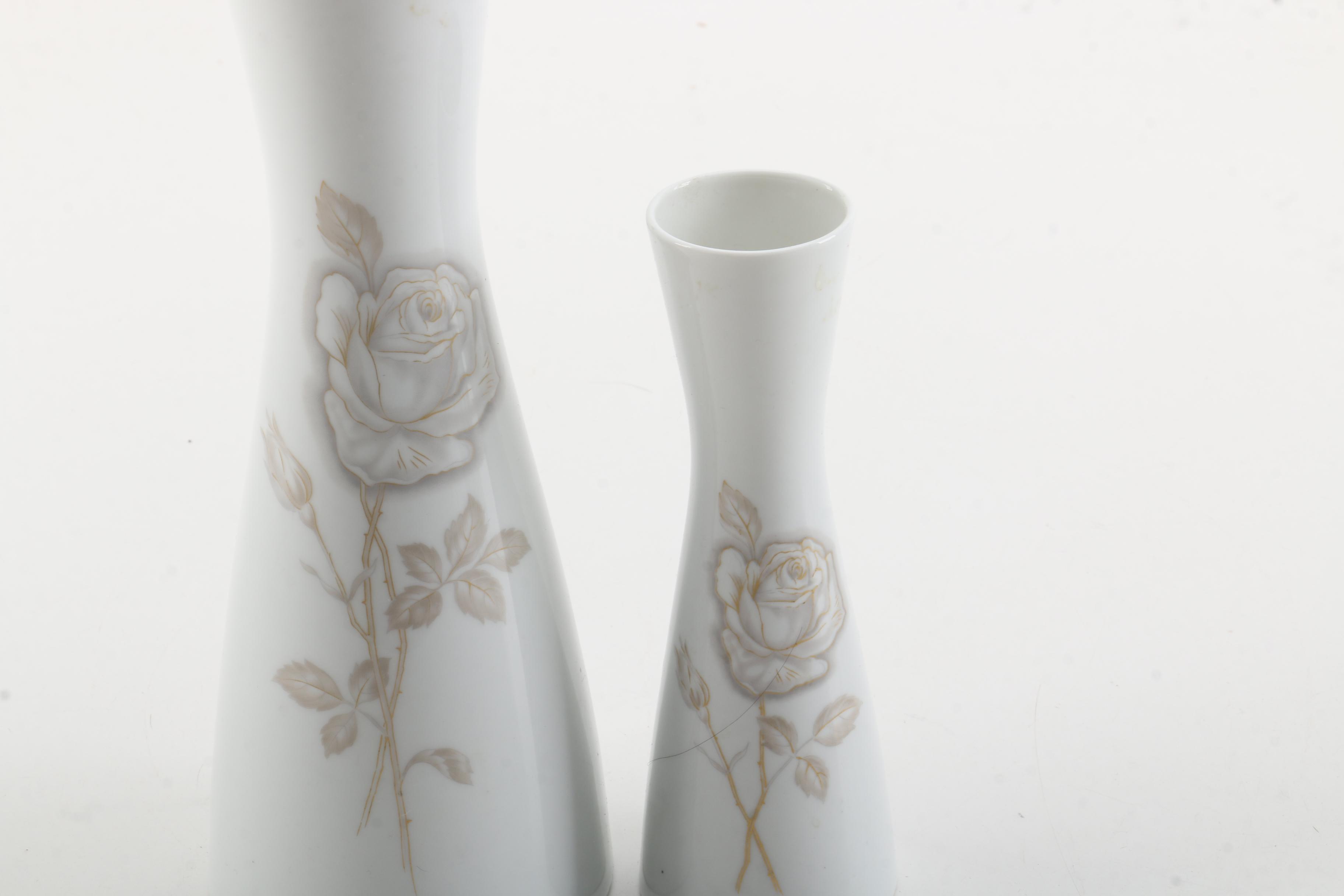 Vintage Rosenthal Studio Line Porcelain Bud Vases EBTH