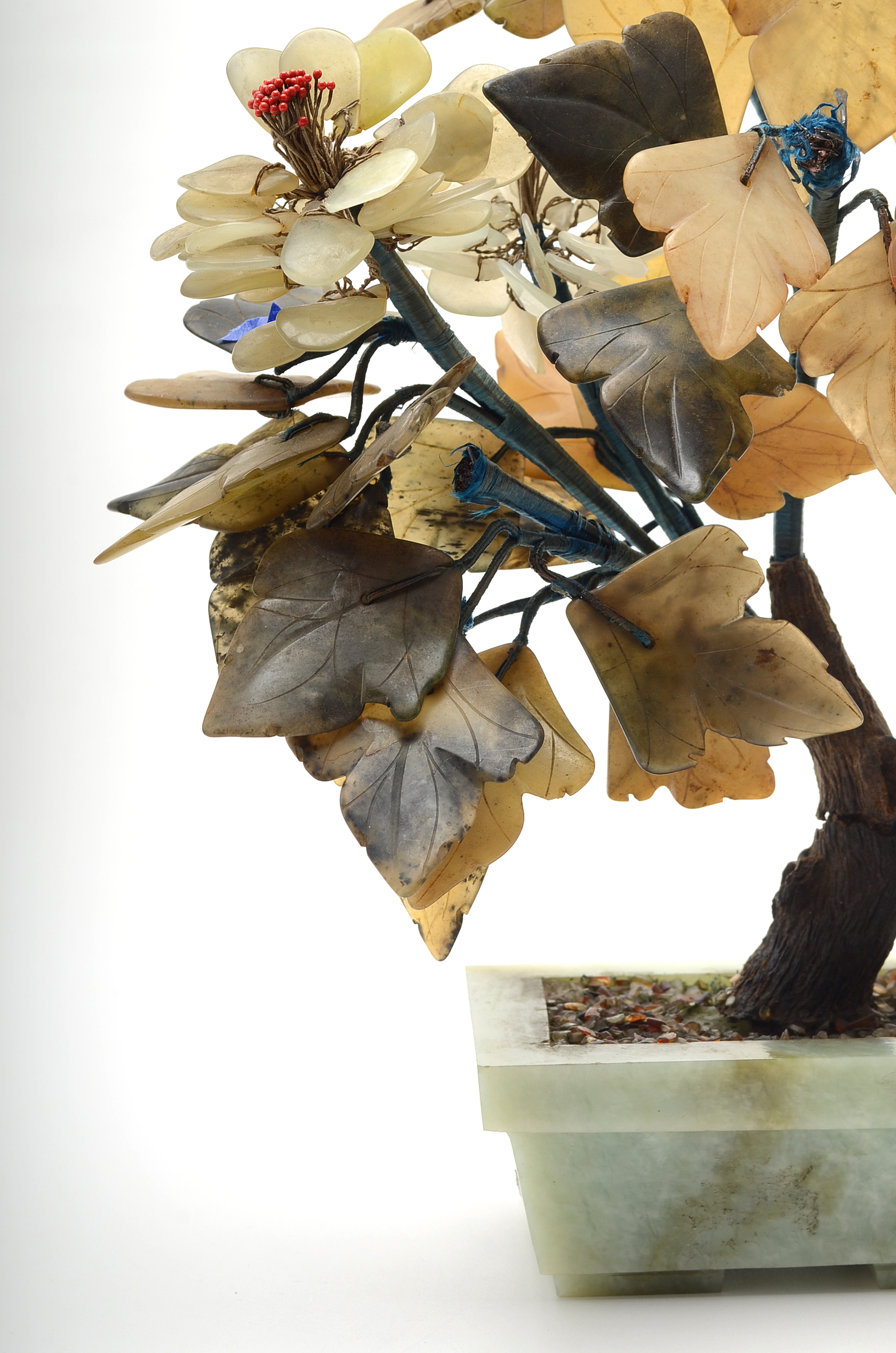 Carved Stone Floral Tree Decorative Arrangement | EBTH