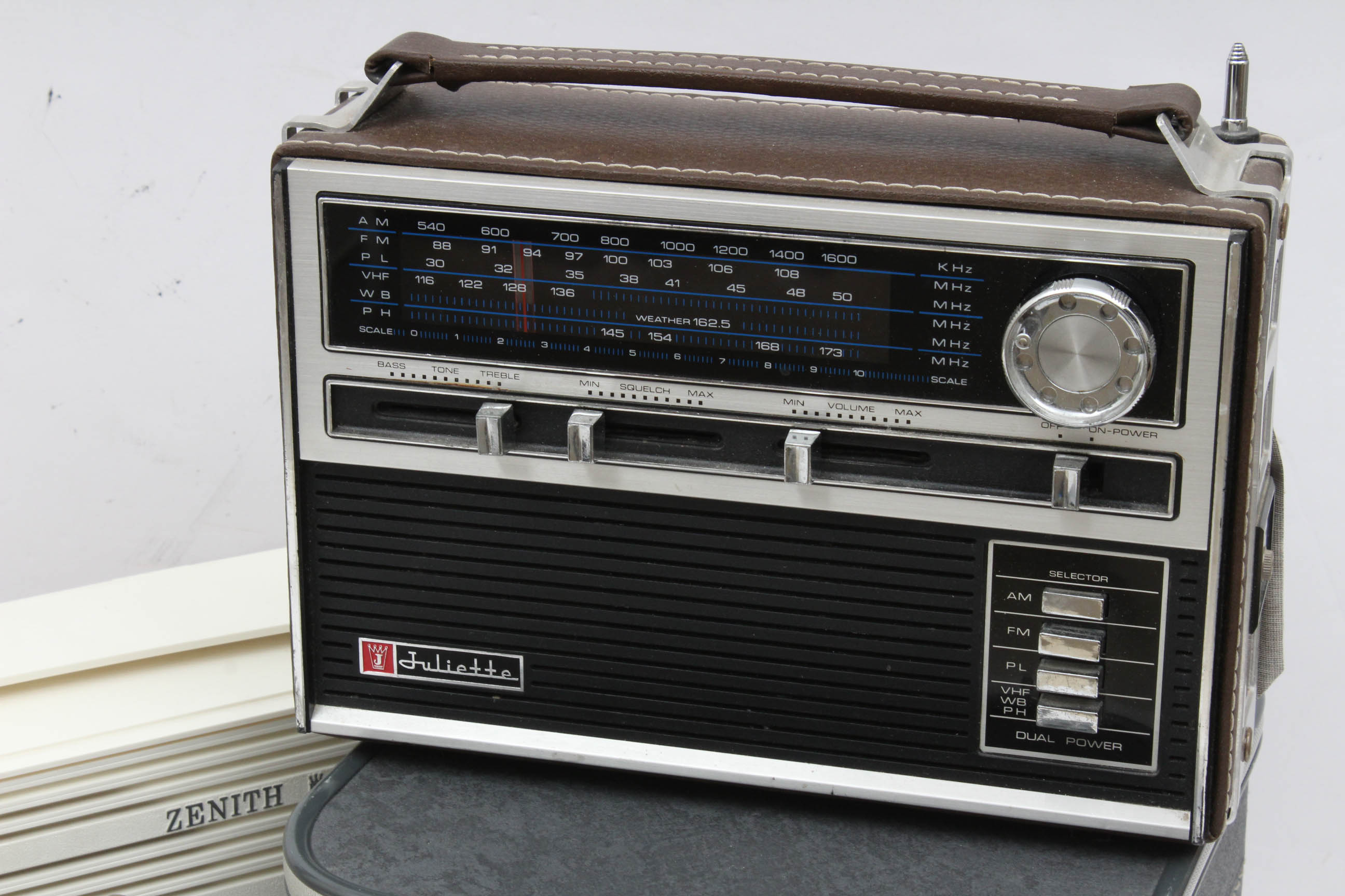 Vintage Portable TV, Radio, and Slide Viewer EBTH