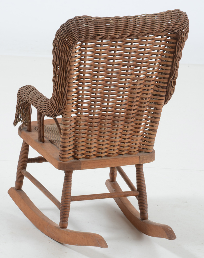 Child's Wicker Rocking Chair EBTH