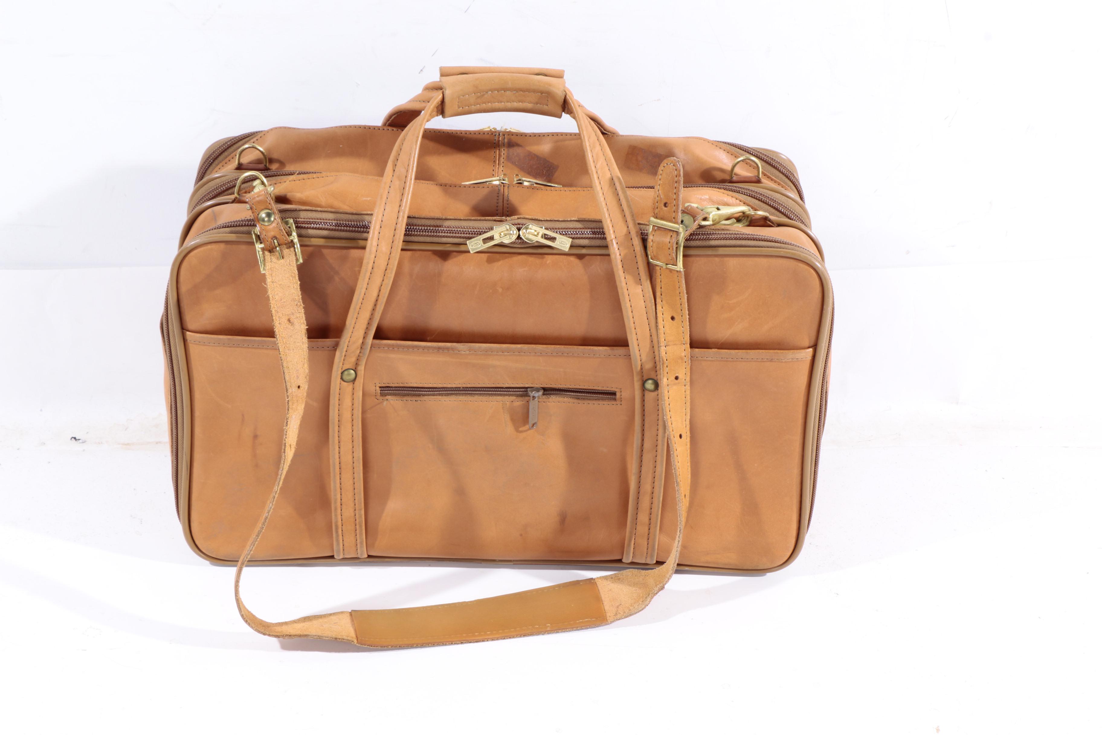 Vintage Hartmann Leather Luggage Set EBTH