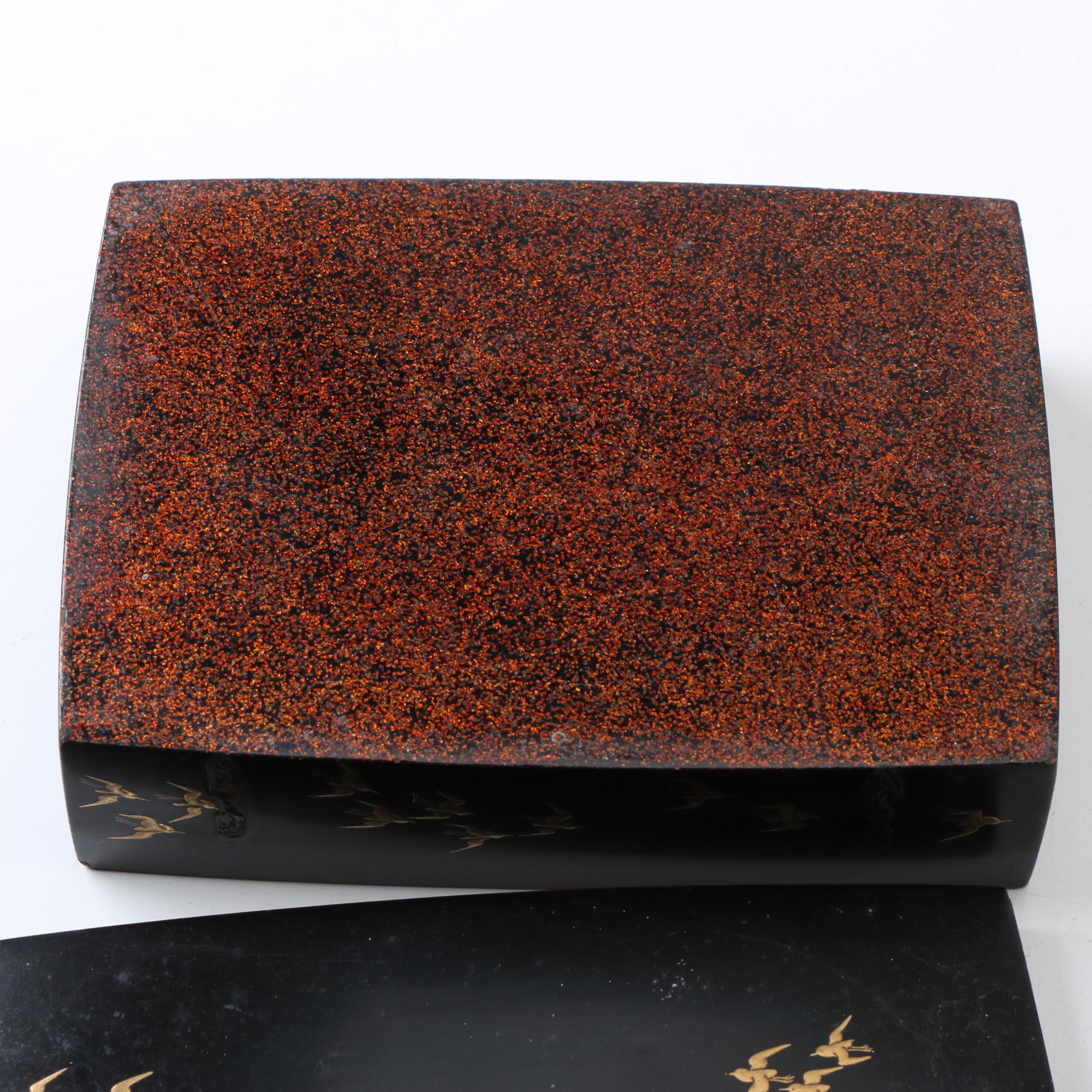 Fine Japanese Lacquer Decorative Boxes and Trays EBTH