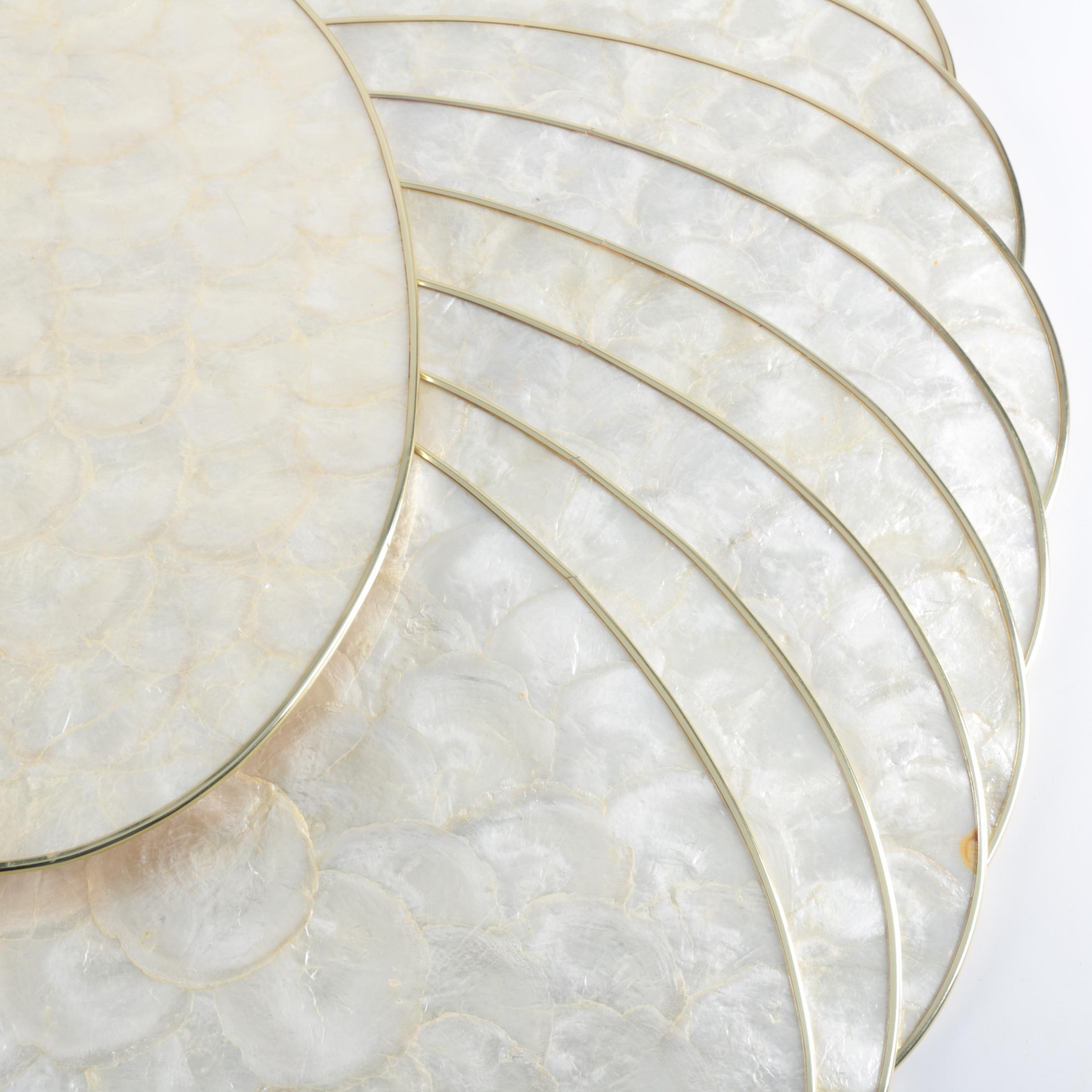 Capiz Shell Placemats EBTH