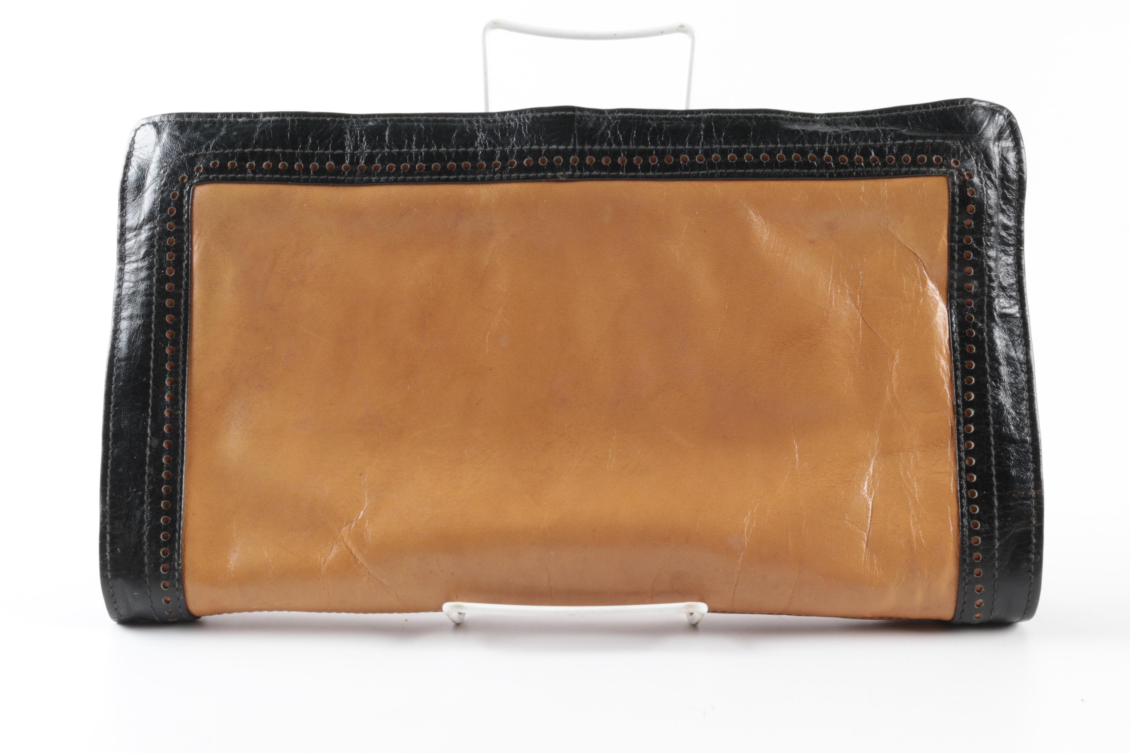 Vintage Leather Clutches Including Jay Herbert EBTH