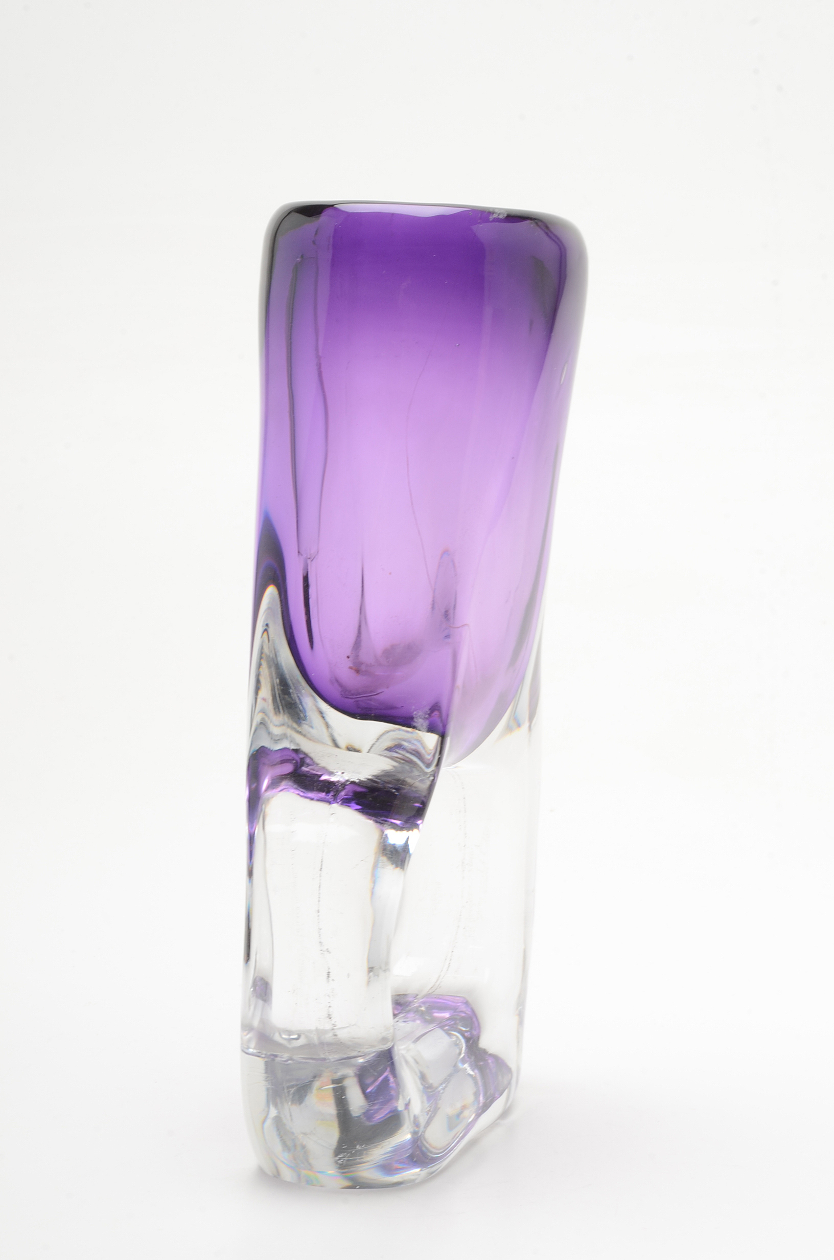 Adam Jablonski Polish Art Glass Vase EBTH