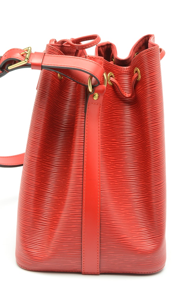Louis Vuitton Red Epi Noe Handbag | EBTH