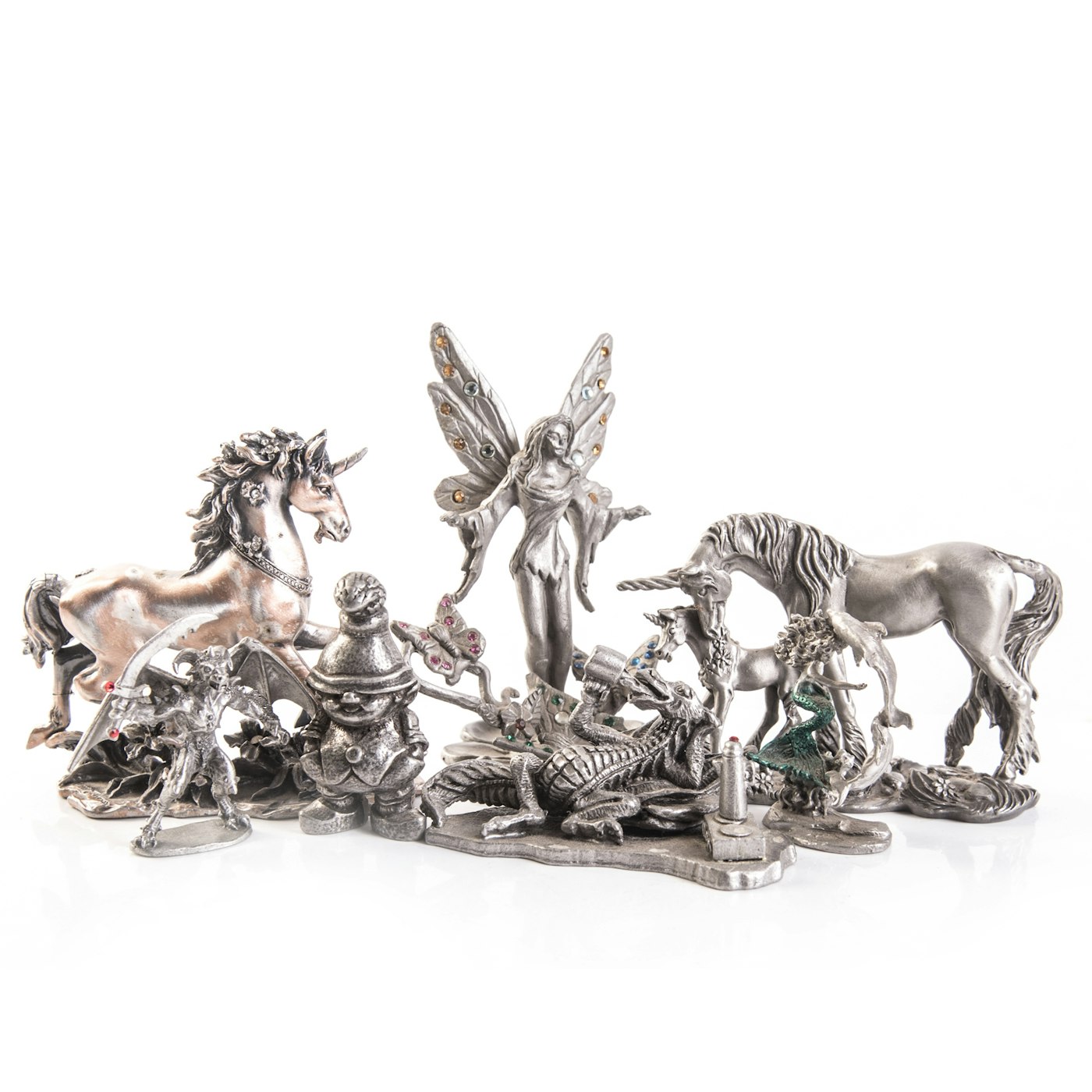 Fantasy Themed Pewter Figurines | EBTH