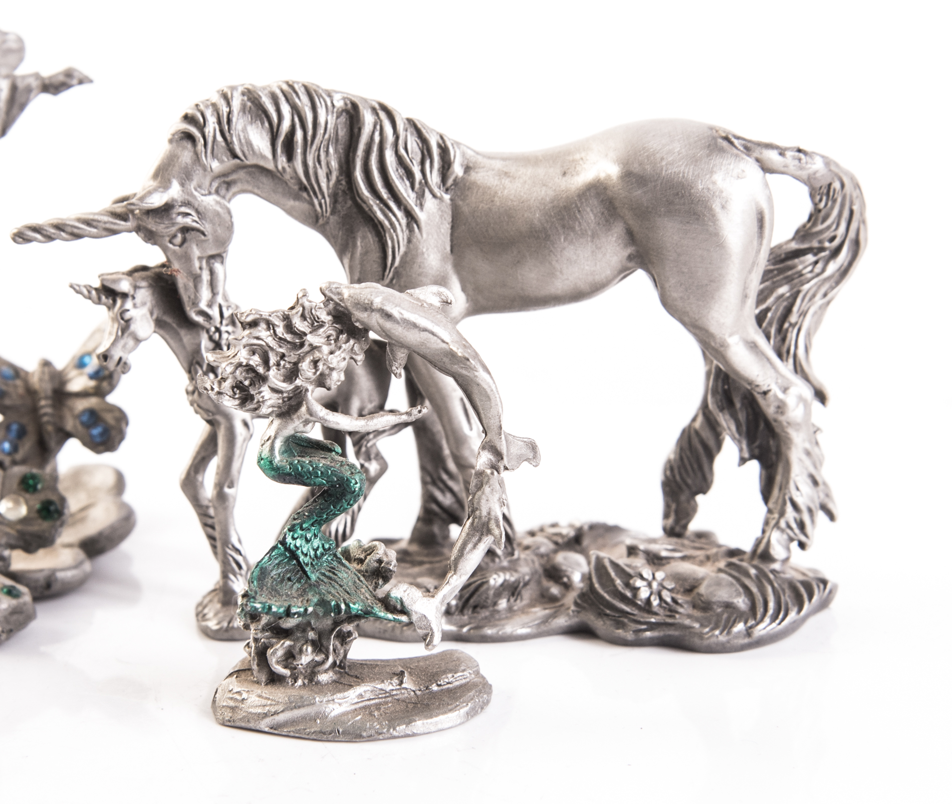 Fantasy Themed Pewter Figurines EBTH
