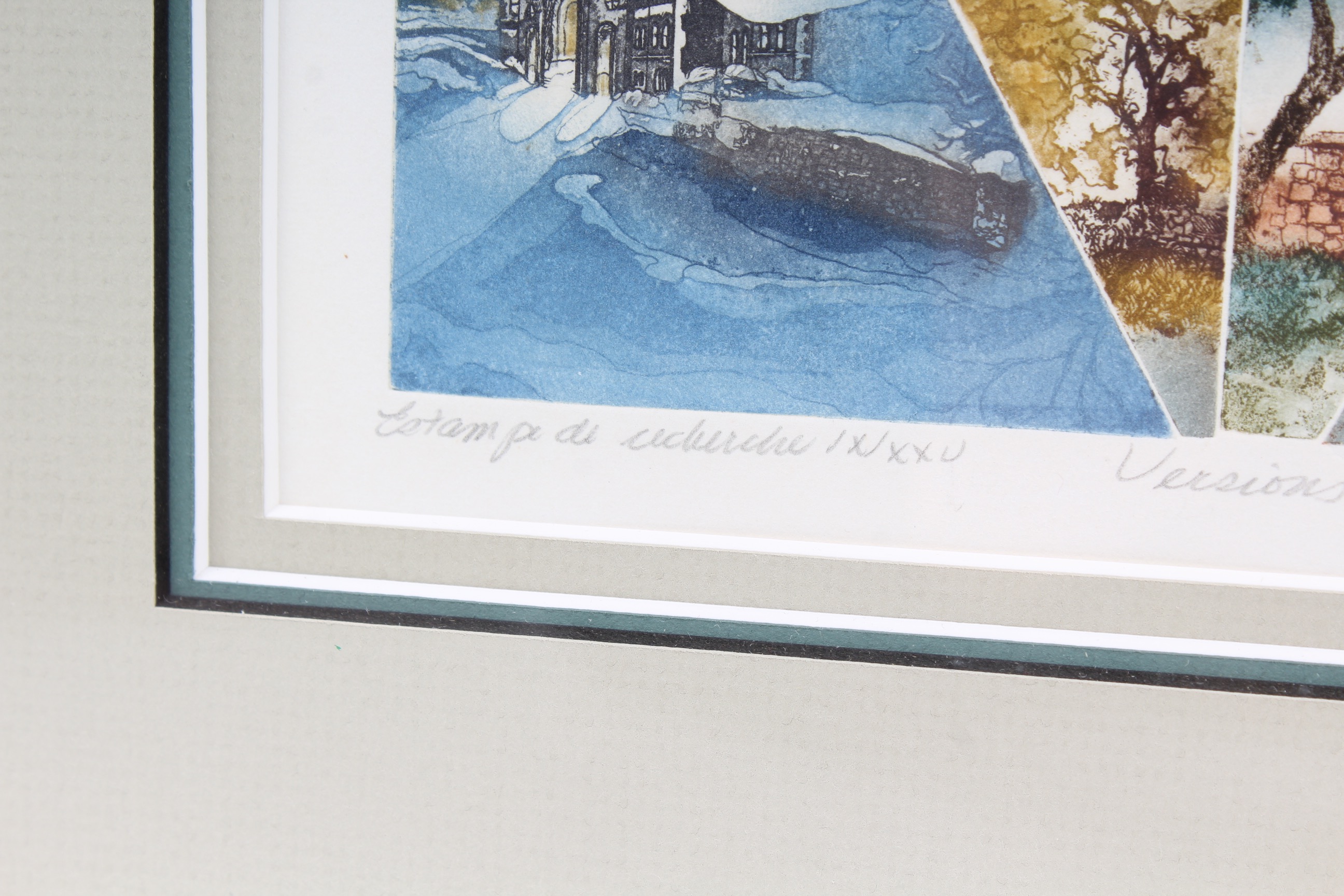 Diane Deneault Embossed Etching "Versions" EBTH