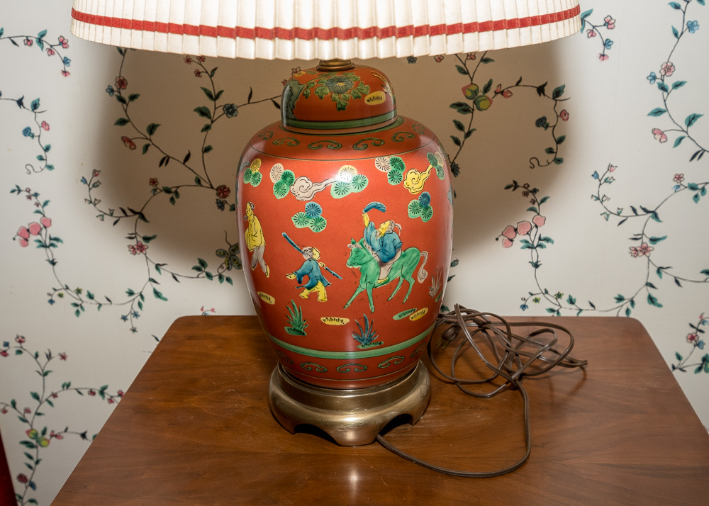 Chinese Ginger Jar Table Lamps EBTH